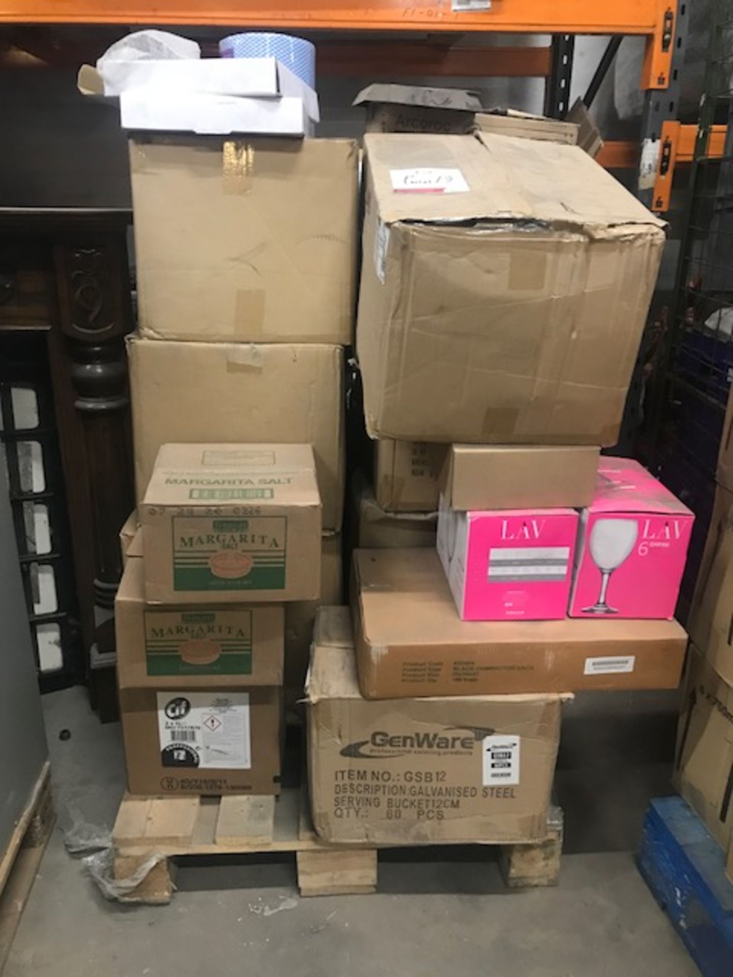 Pallet of Bar / Catering/ Restaurant supplies (Non- Food), as listing