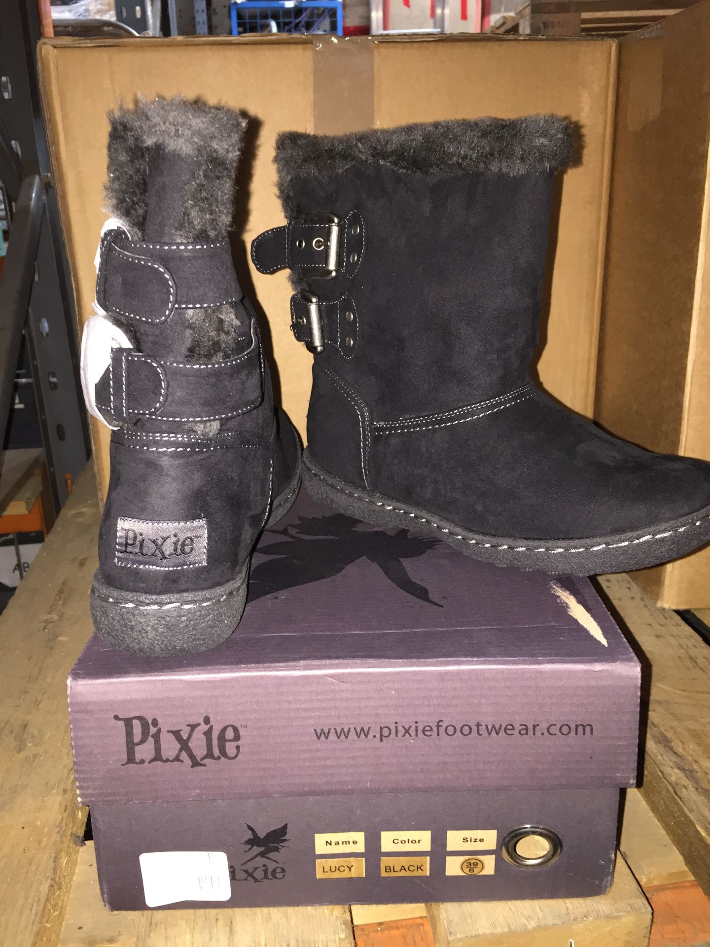 18 x Pixie Womens Shoes/Boots Mixed Sizes, Styles and Colours Size Ranging UK 4 - UK 8 - Customer Re - Image 3 of 4