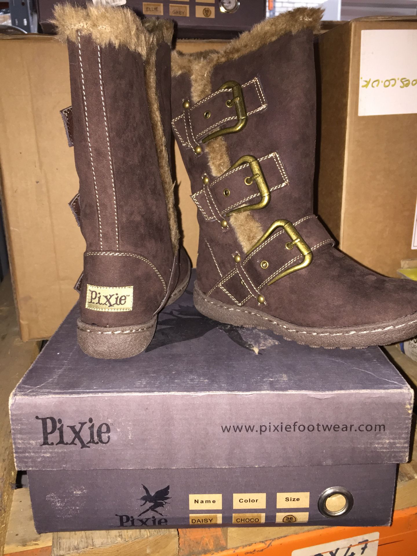 18 x Pixie Womens Shoes/Boots Mixed Sizes, Styles and Colours Size Ranging UK 4 - UK 8 - Customer Re - Image 2 of 4