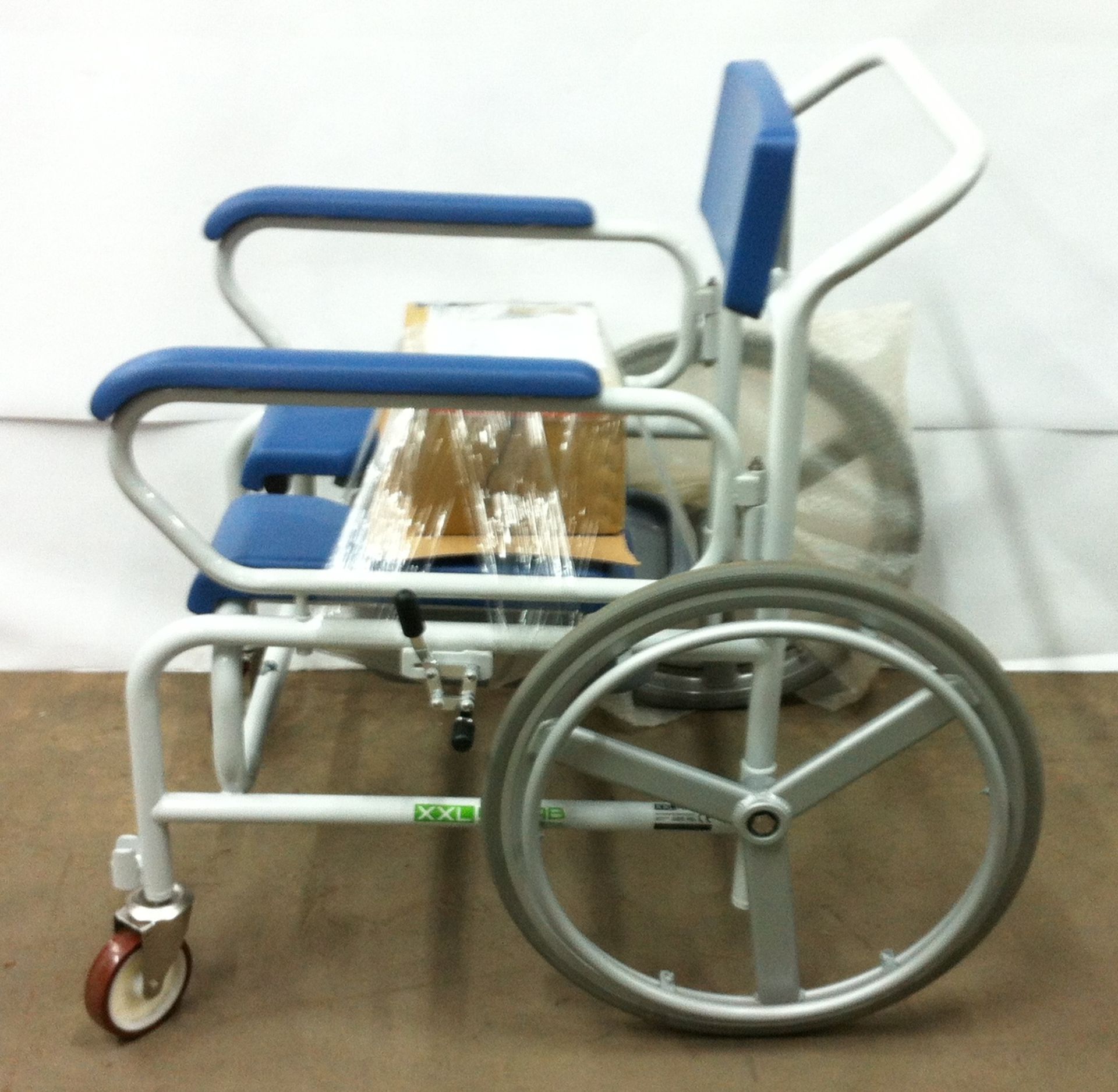 Patterson Medical Standard Self Propelled Bariatric Commode/Shower Chair - Image 3 of 3