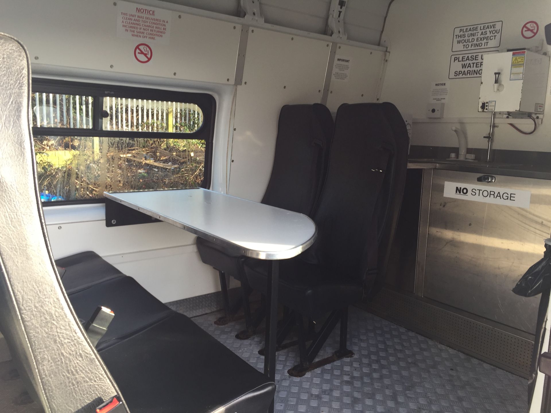 Ford Transit Welfare Van With Seating Area, Cooking Station and Toilet Ex-Commisioned Highway Mainte - Image 9 of 10