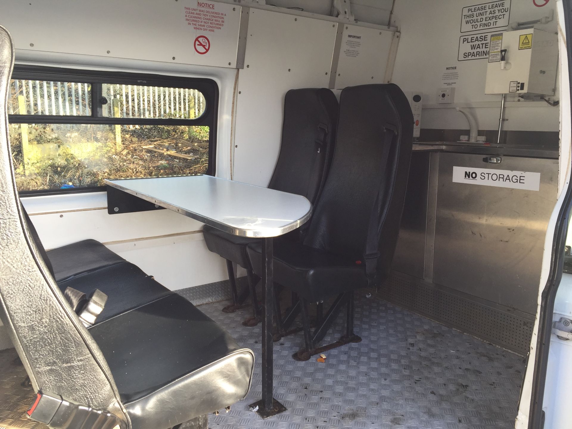 Ford Transit Welfare Van With Seating Area, Cooking Station and Toilet Ex-Commisioned Highway Mainte - Image 9 of 10