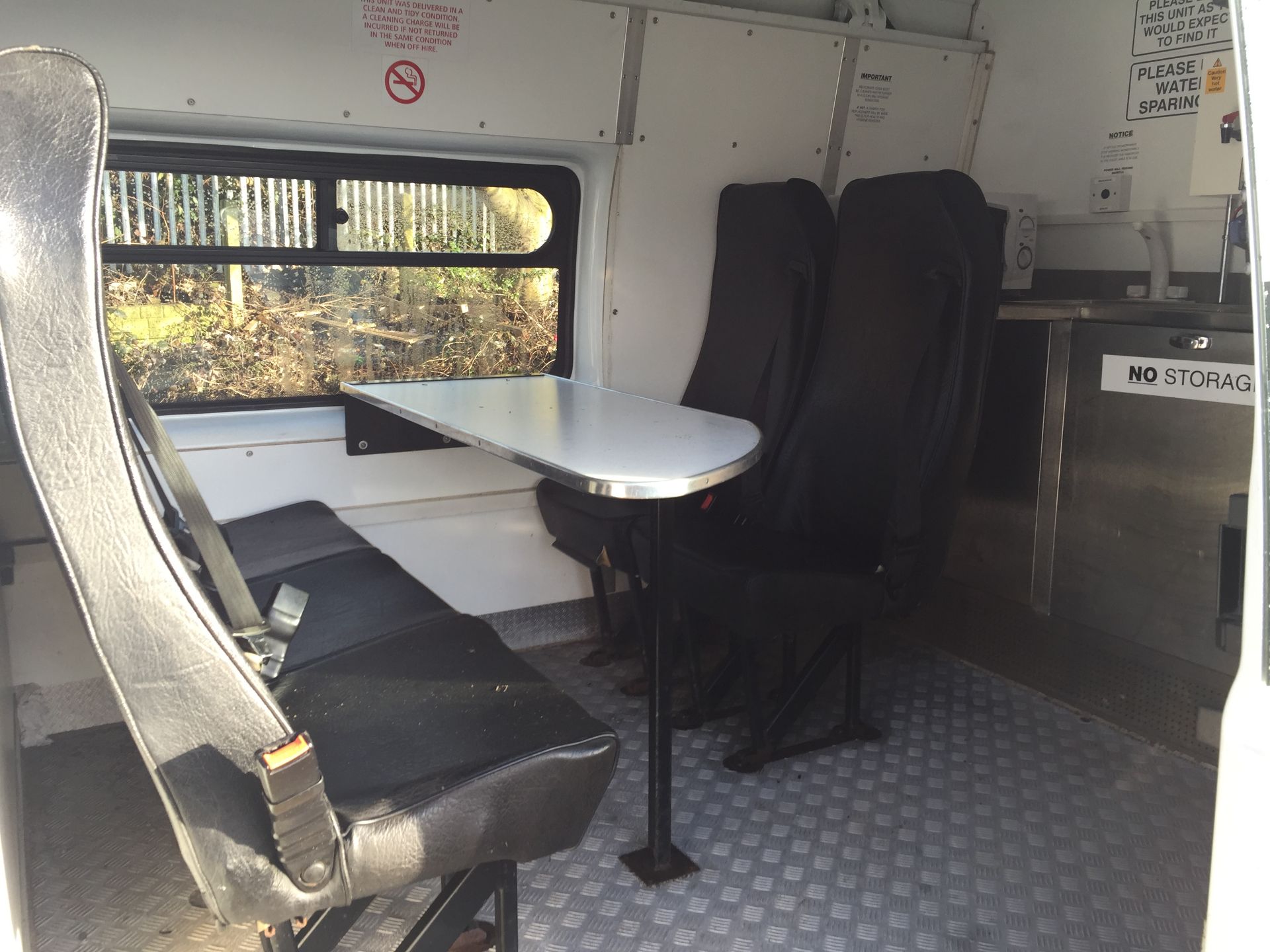 Ford Transit Welfare Van With Seating Area, Cooking Station and Toilet Ex-Commisioned Highway Mainte - Image 8 of 9