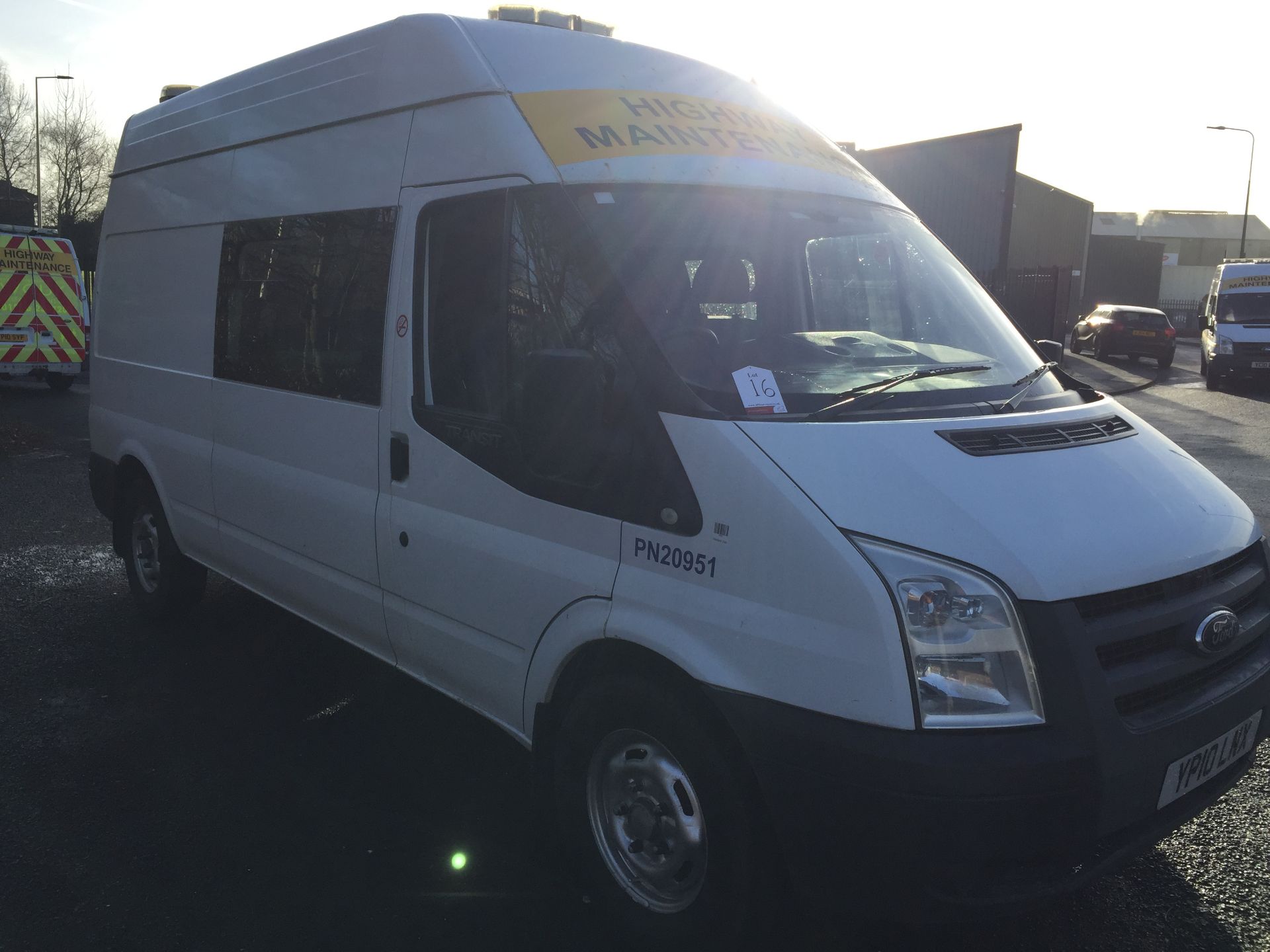 Ford Transit Welfare Van With Seating Area, Cooking Station and Toilet Ex-Commisioned Highway Mainte - Image 2 of 10