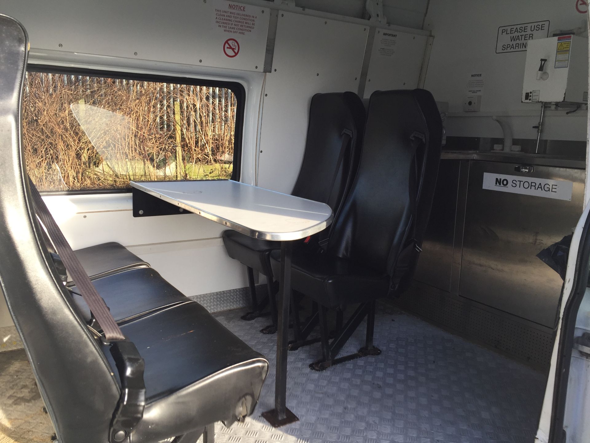 Ford Transit Welfare Van With Seating Area, Cooking Station and Toilet Ex-Commisioned Highway Mainte - Image 9 of 10