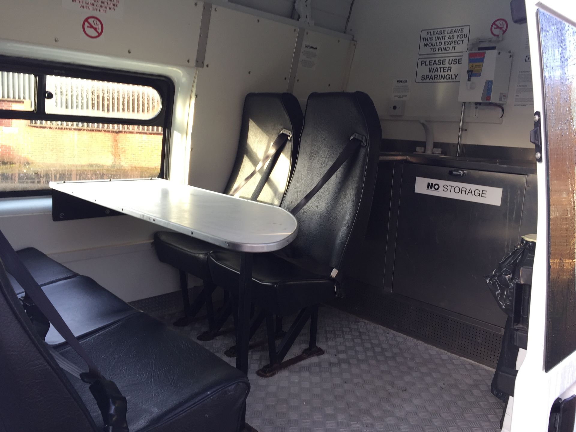 Ford Transit Welfare Van With Seating Area, Cooking Station and Toilet Ex-Commisioned Highway Mainte - Image 9 of 10