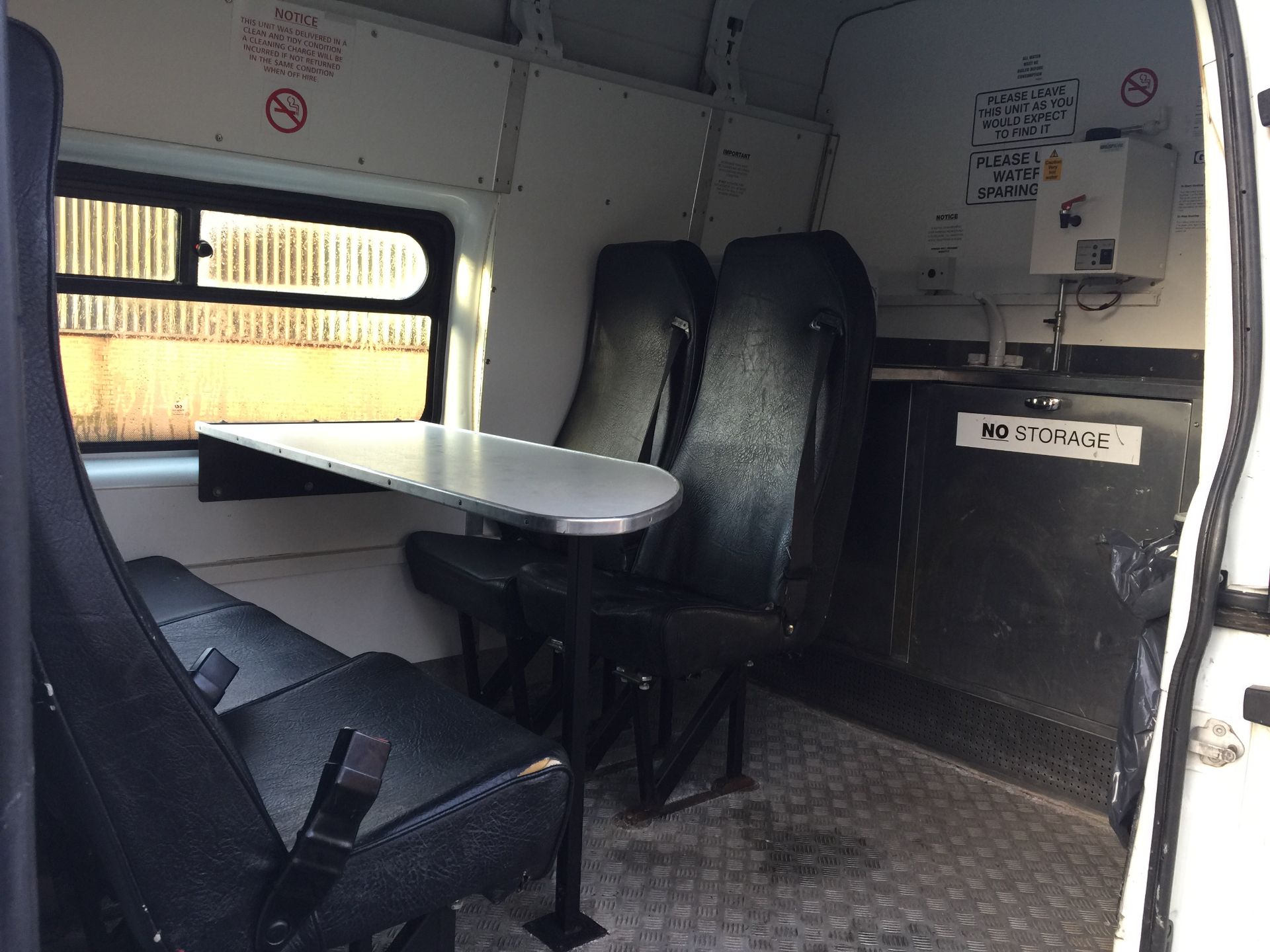 Ford Transit Welfare Van With Seating Area, Cooking Station and Toilet Ex-Commisioned Highway Mainte - Image 10 of 13