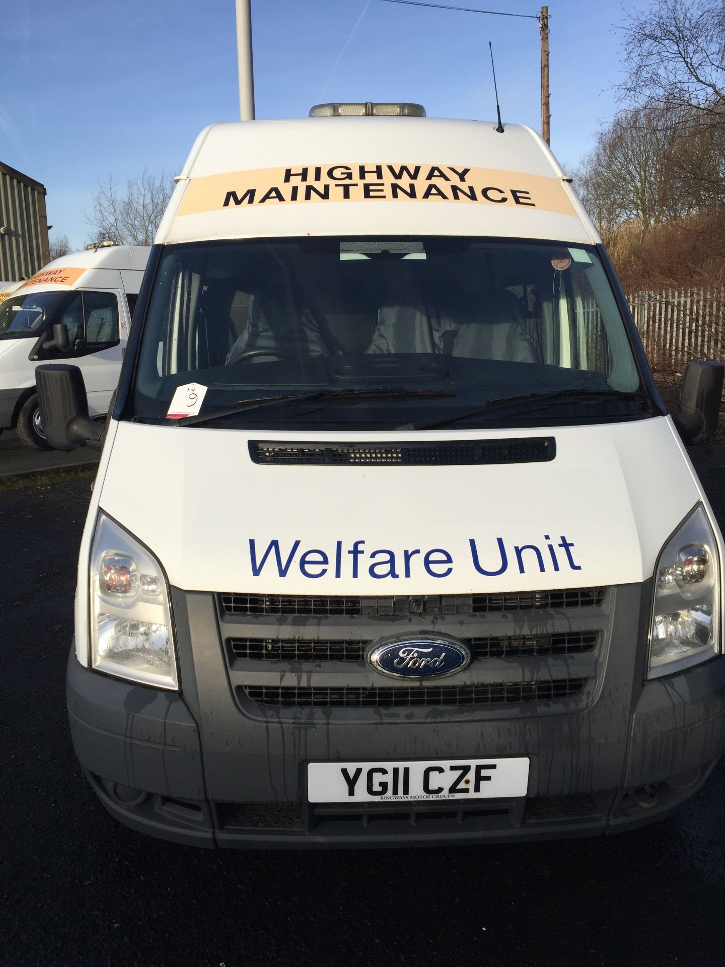 Ford Transit Welfare Van With Seating Area, Cooking Station and Toilet Ex-Commisioned Highway Mainte