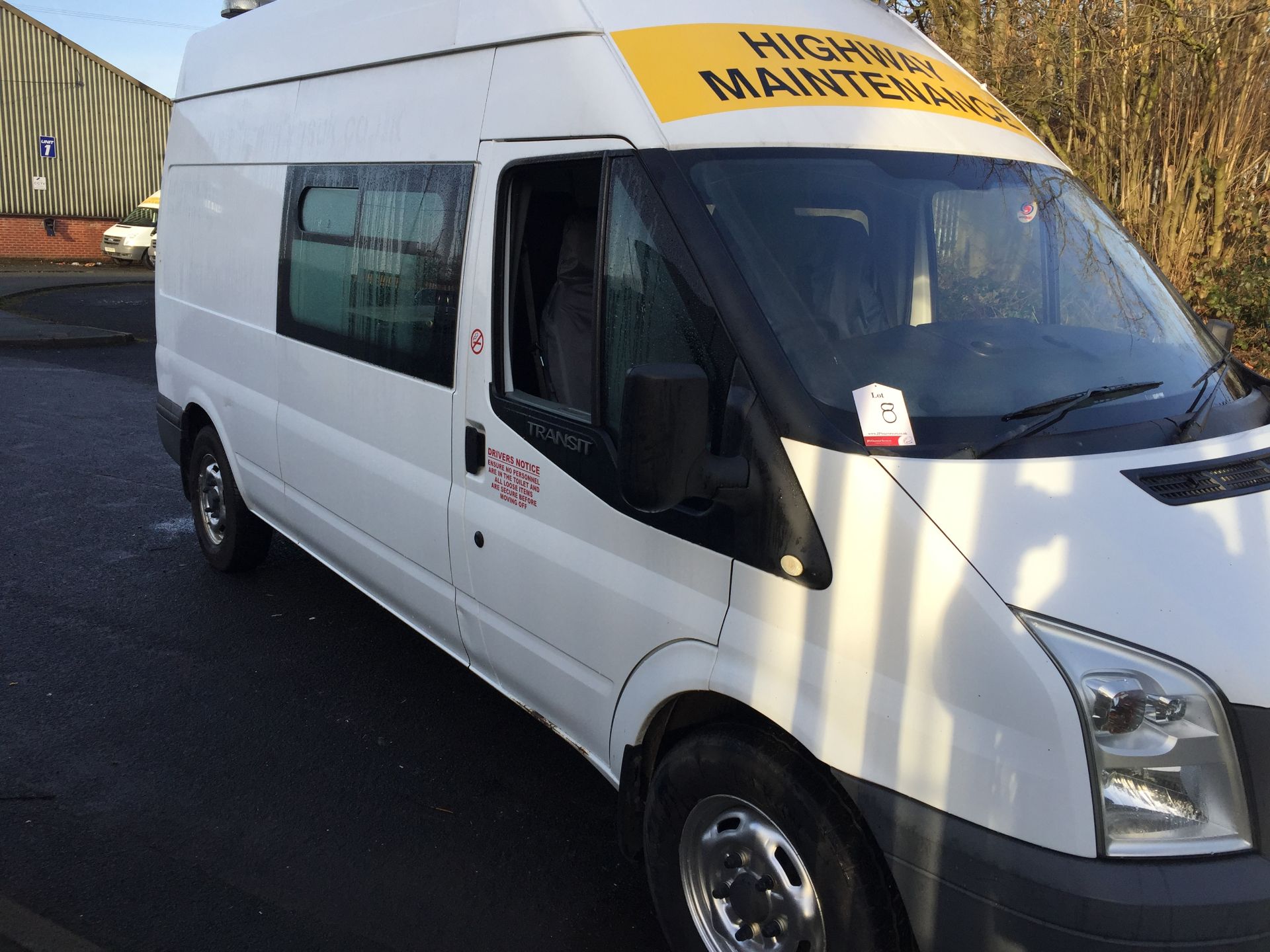 Ford Transit Welfare Van With Seating Area, Cooking Station and Toilet Ex-Commisioned Highway Mainte - Image 2 of 10