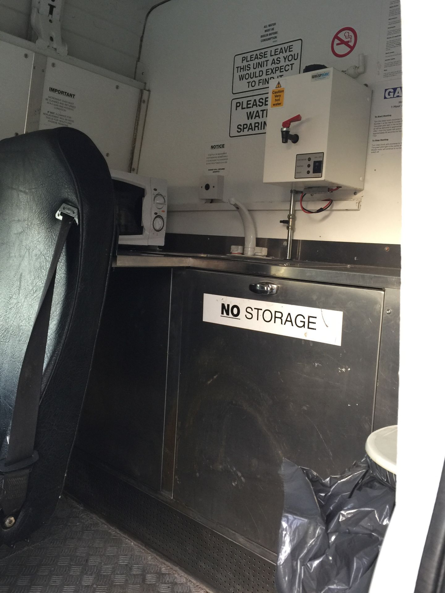 Ford Transit Welfare Van With Seating Area, Cooking Station and Toilet Ex-Commisioned Highway Mainte - Image 11 of 13