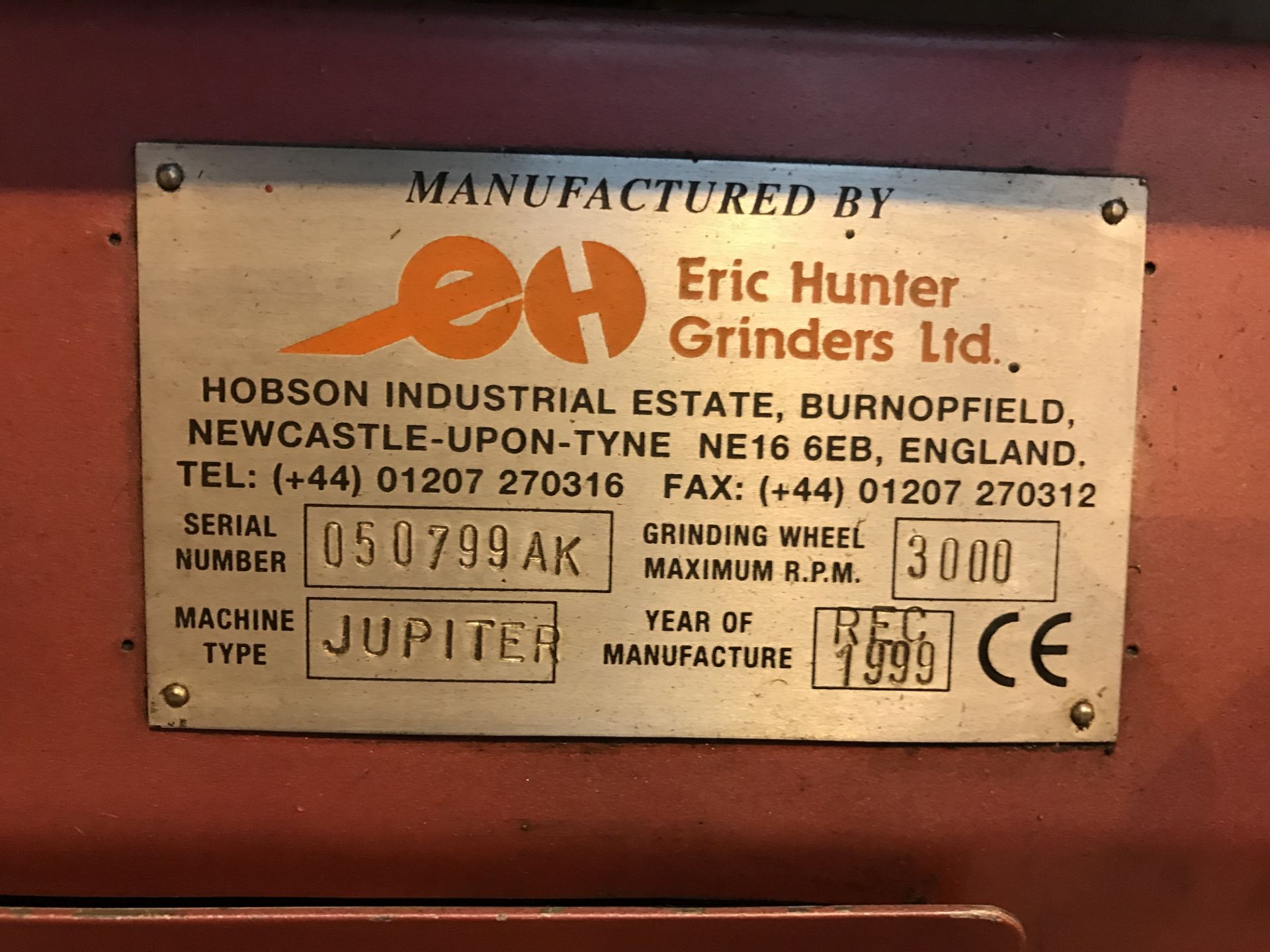 Eric Hunter Jupiter Cylinder/Blade Grinder - Image 2 of 4