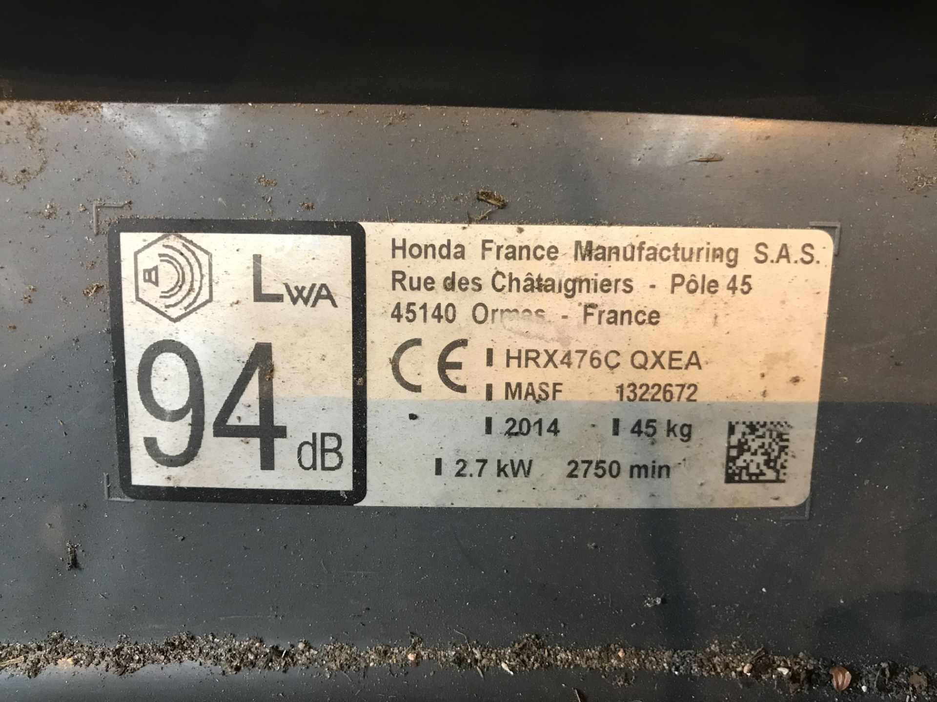 Honda HRX 476C QXE Petrol Mower | 2014 - Image 6 of 7