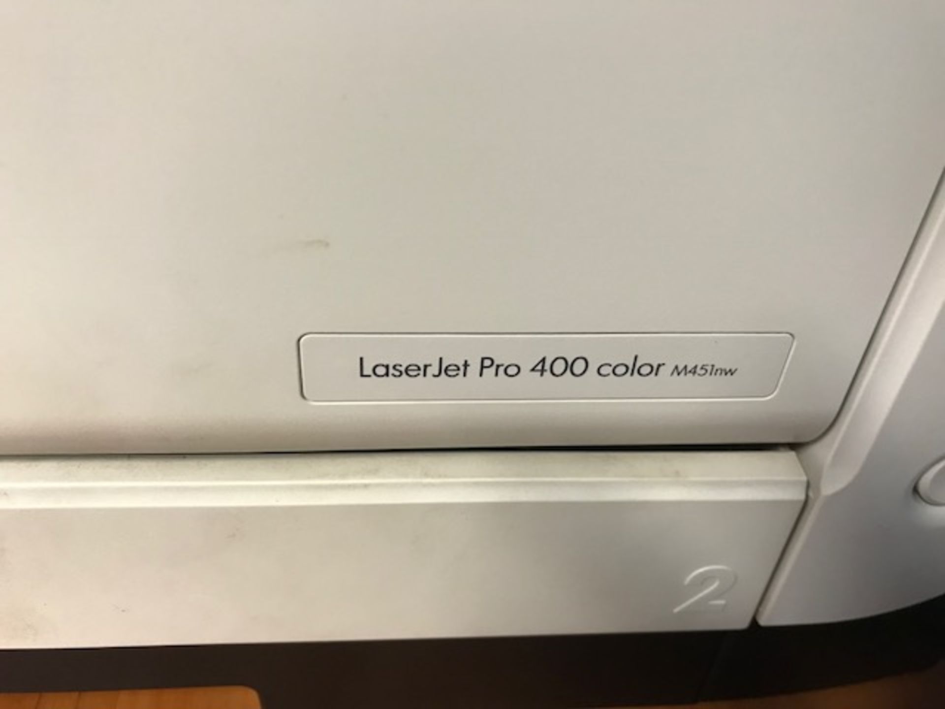 HP Laserjet Pro 400 Colour Printer - Image 2 of 2