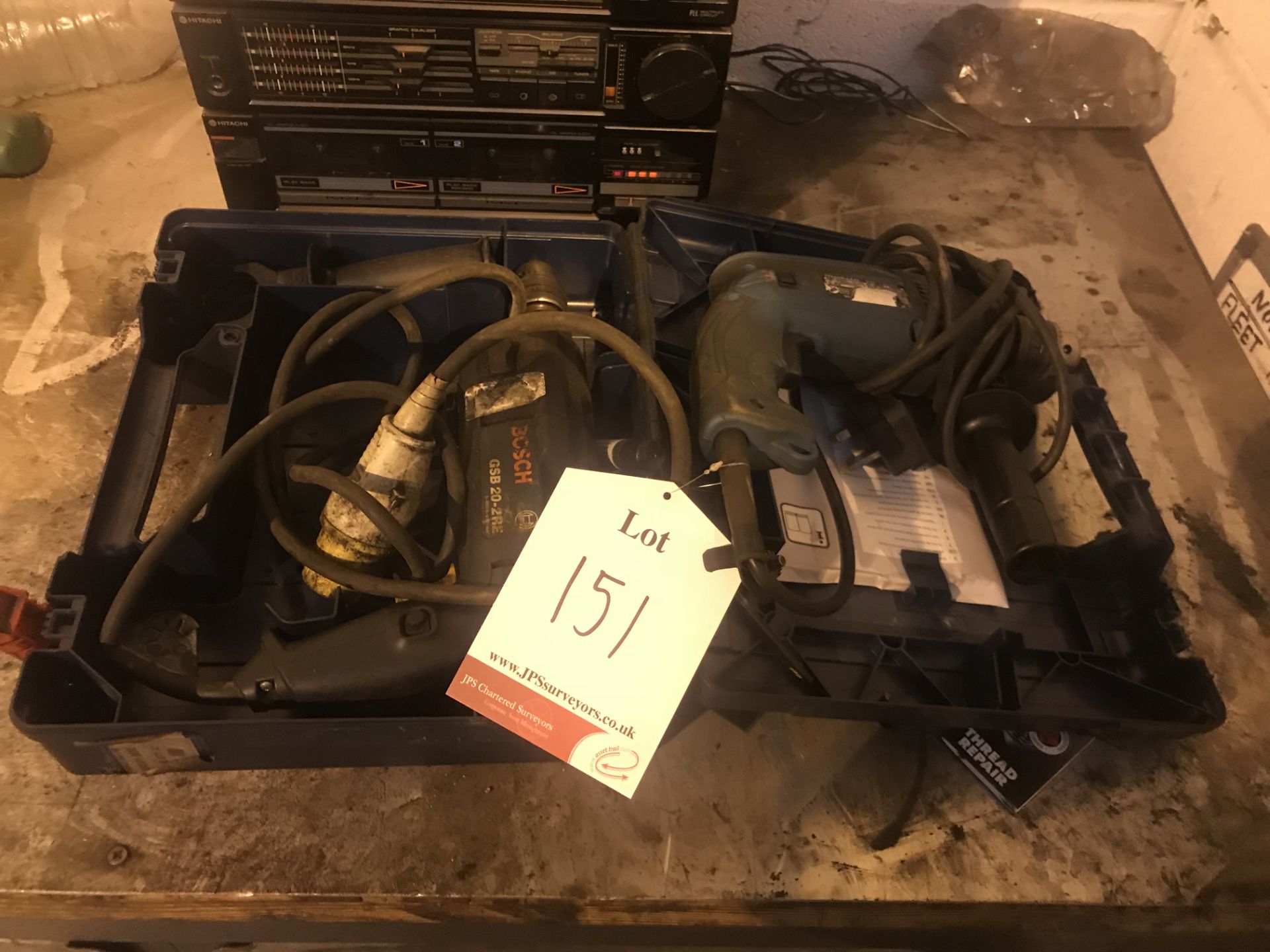 Bosch GSB 20-2RE Impact Drill & Makita HP1640 Percussion