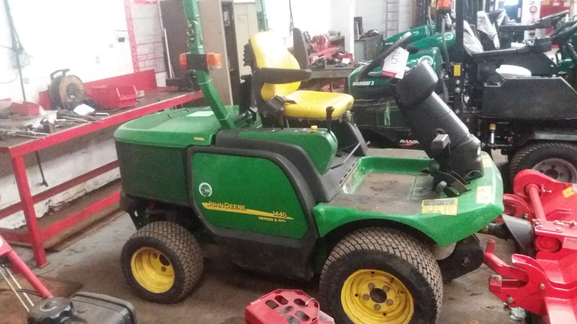 John Deere 4WD 1445 Series II 4WD Ride On Mower Hours: 943 (Excludes Trimax Flaildek FX 155 Attachm - Image 12 of 12