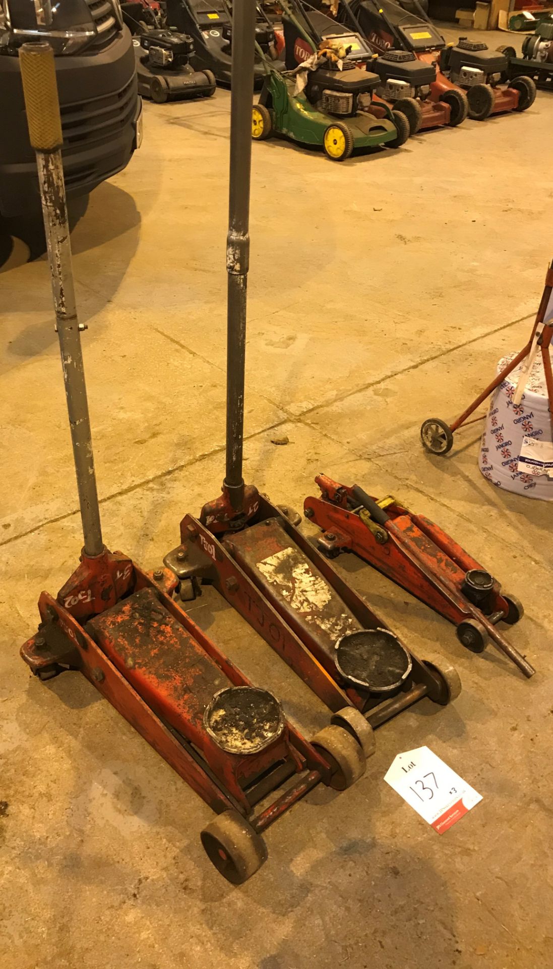 3 x Various Mobile Trolley Jacks - Image 3 of 3