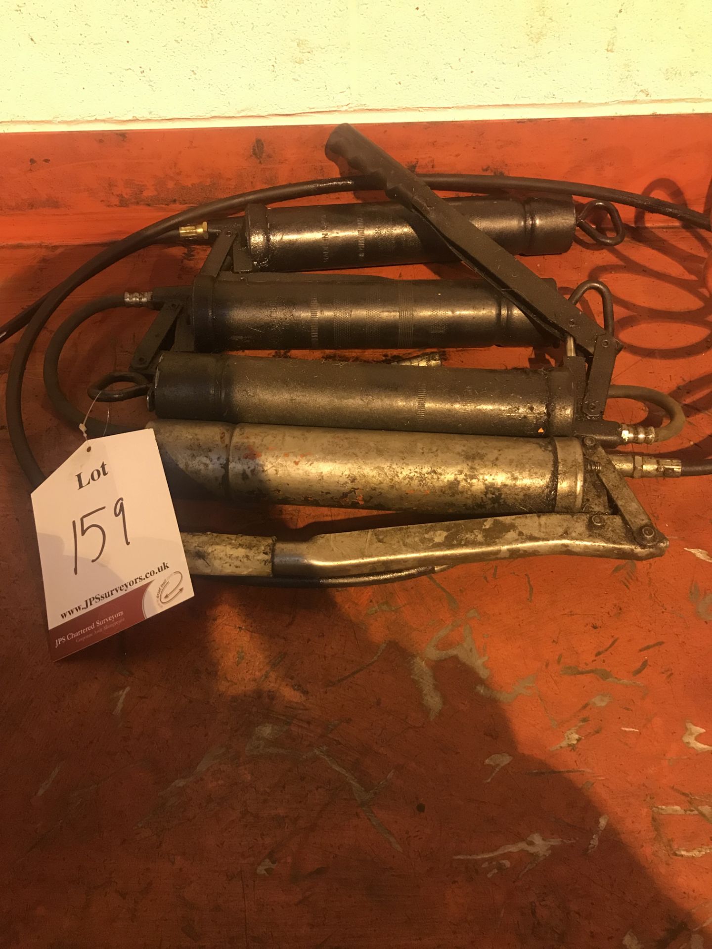 4 x Various Manual Grease Guns