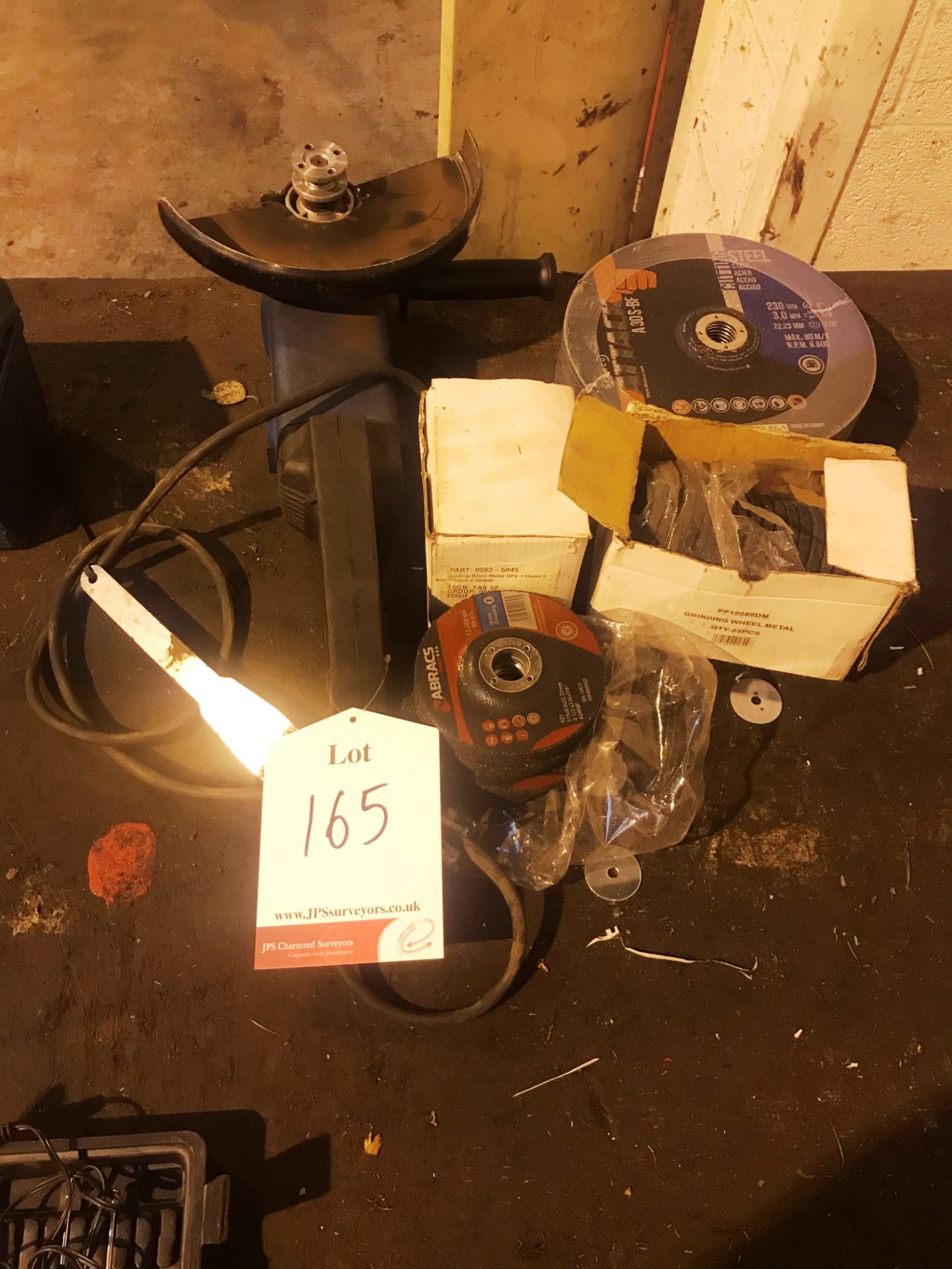Clarke 9" Angle Grinder w/ Various Disc's