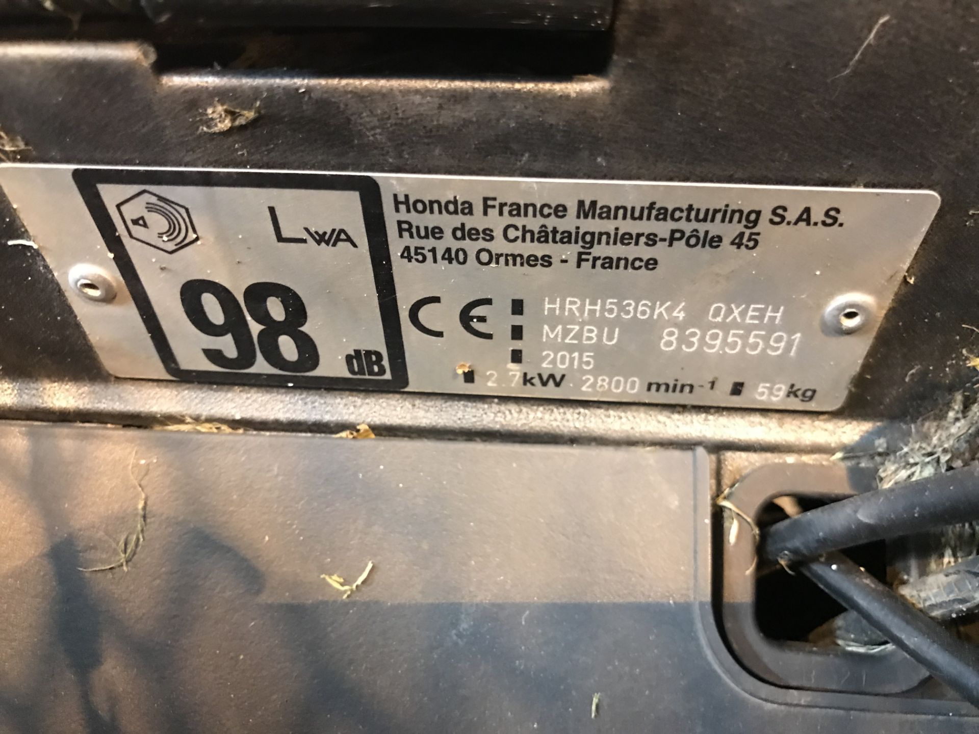 Honda HRH 536 K4 QX Petrol Mower | 2015 - Image 4 of 4