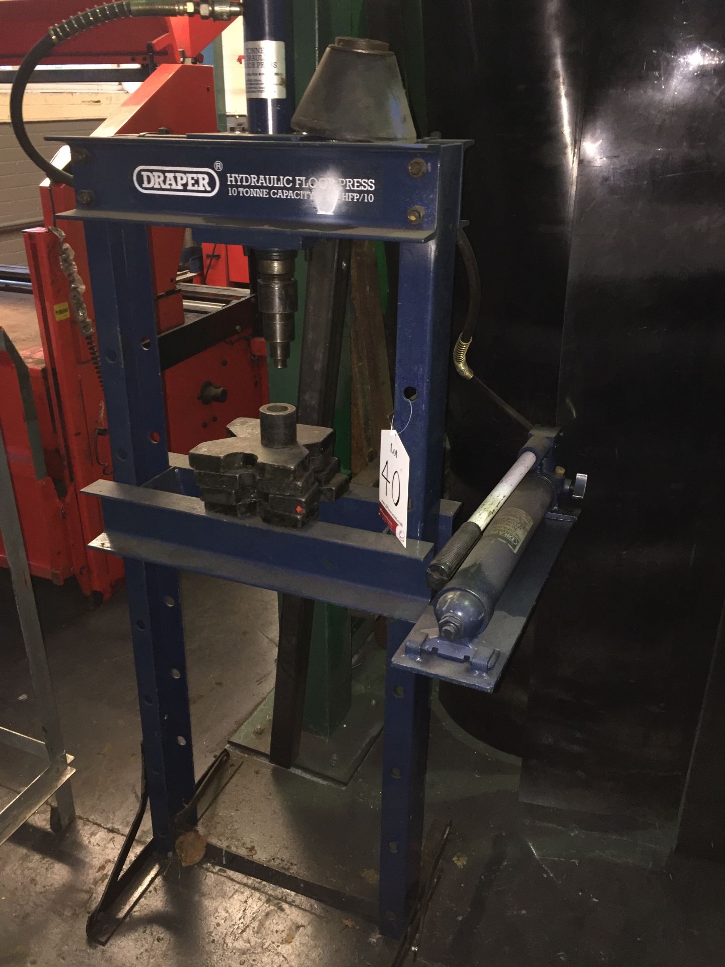 Draper 10T Hydraulic Floor Press - Image 2 of 2