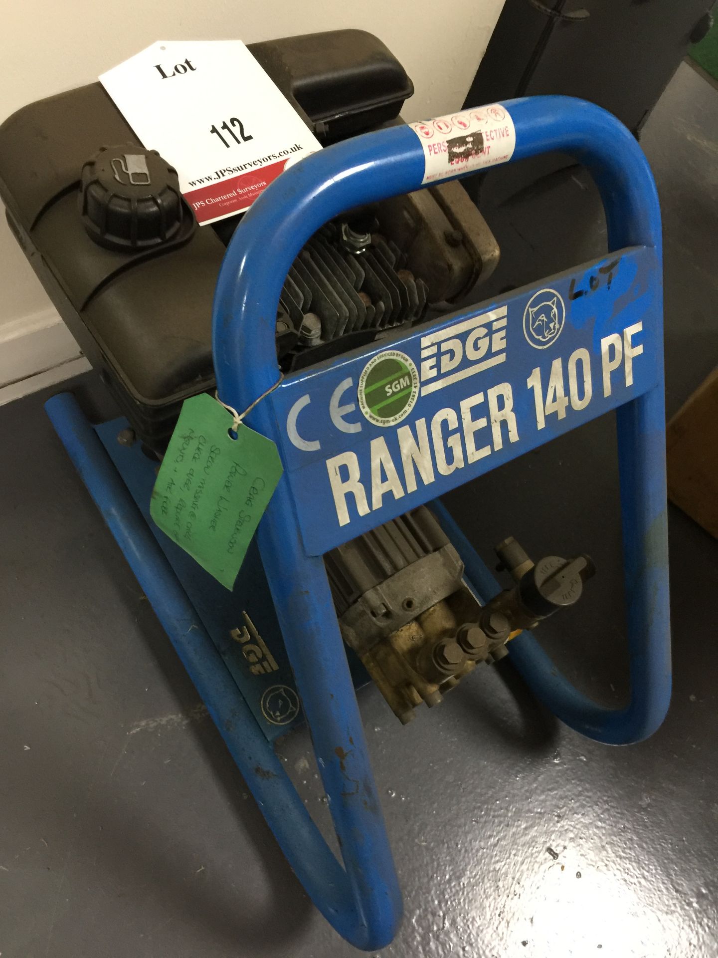Edge Ranger 140PF Power Washer - Image 2 of 2
