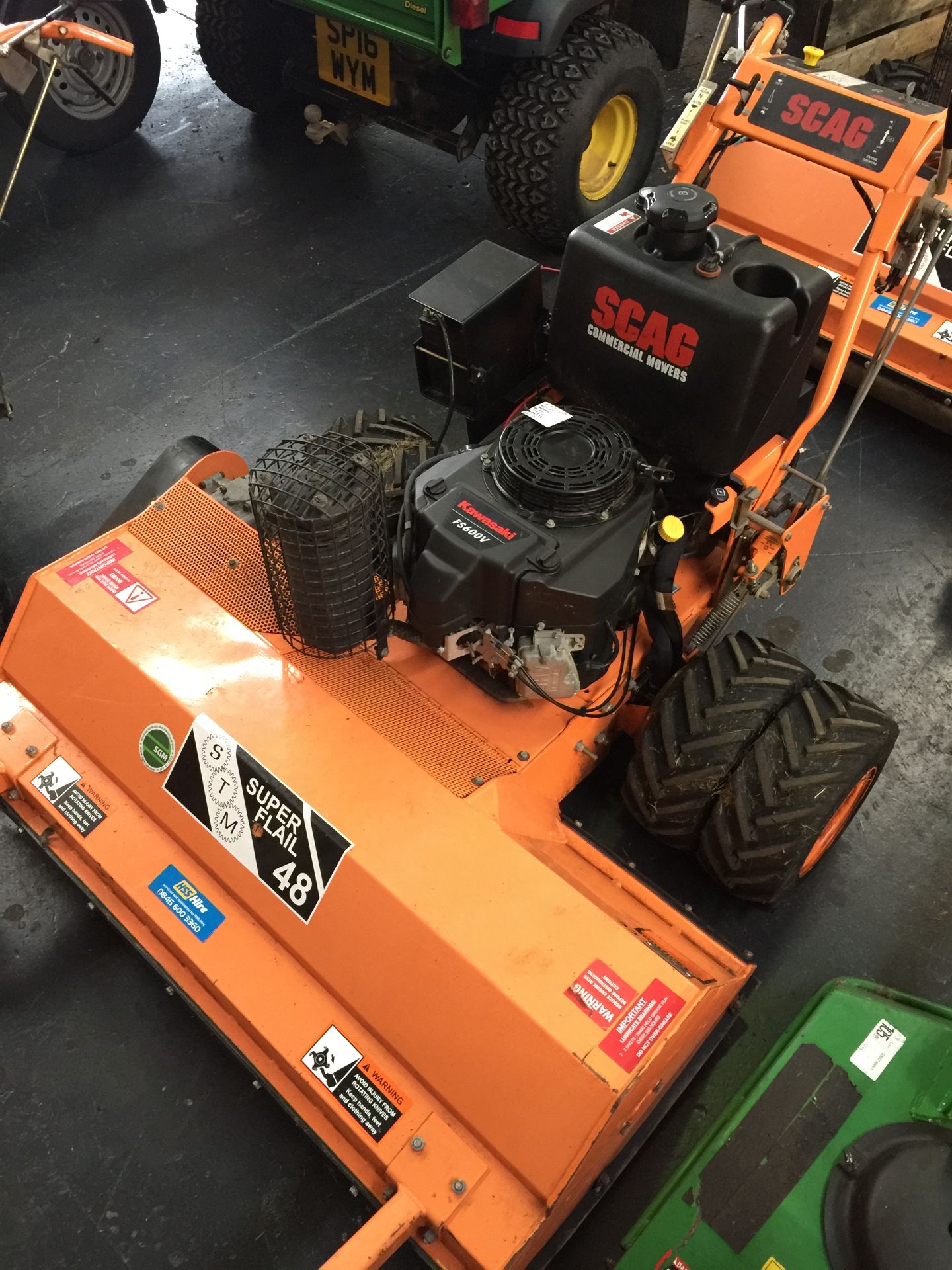 Scag Hydro-Drive SWZ36A14FS Large Pedestrian Rotary Mower with electric starter and STM F48 Super fl - Image 2 of 4