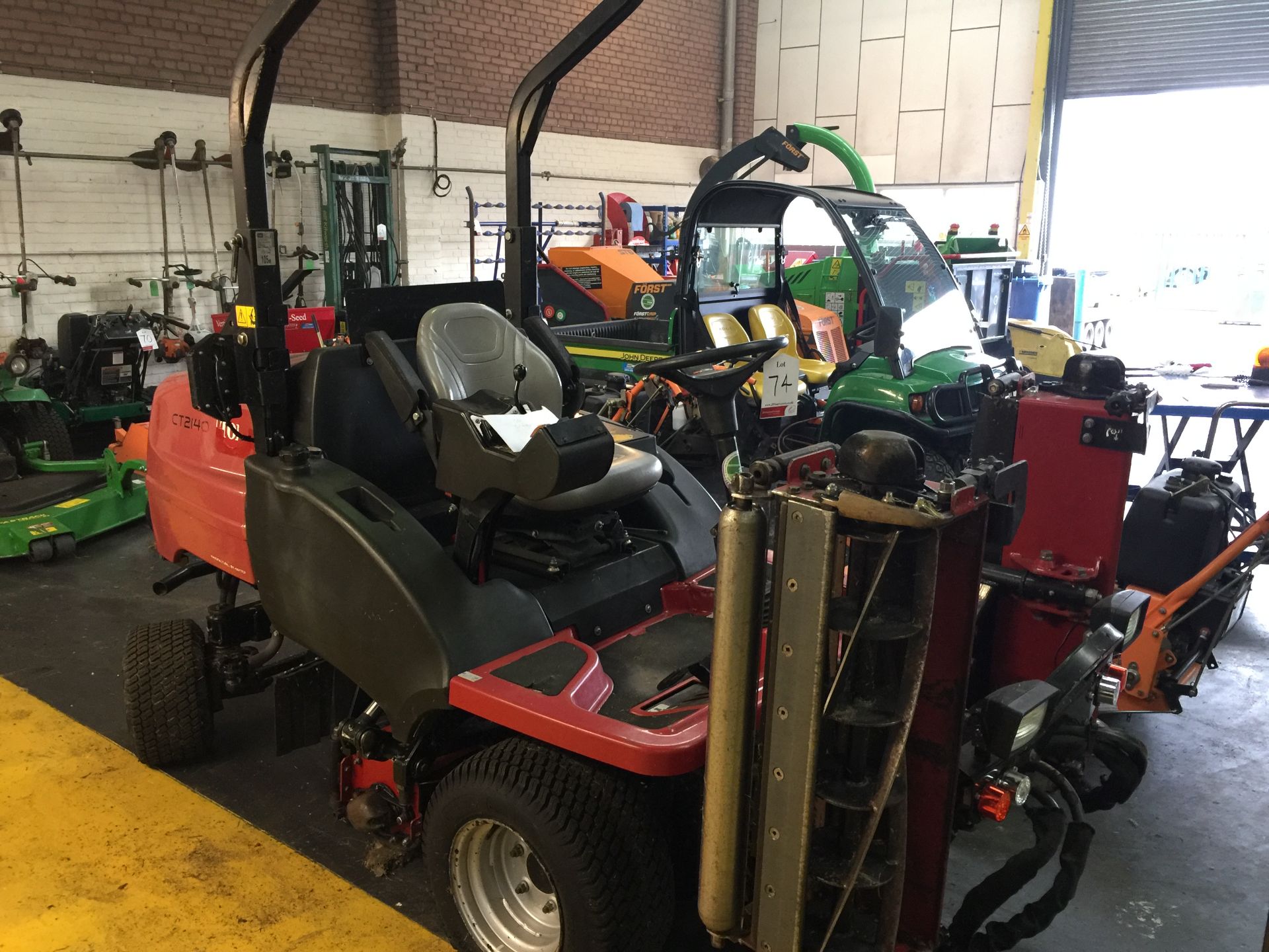 2011 Toro CT2140 3 gang Compact 4WD Turf Mower - Image 2 of 7