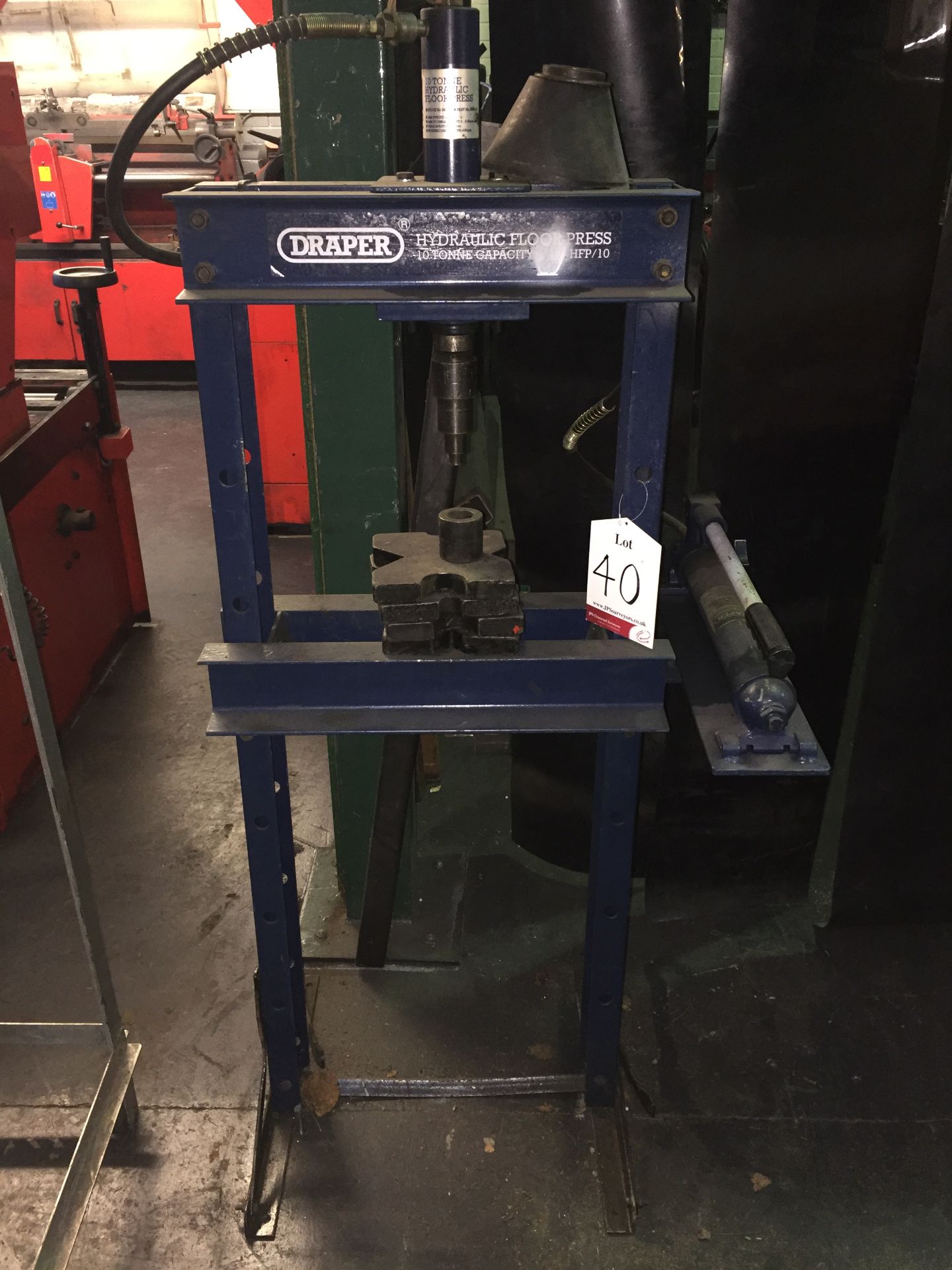 Draper 10T Hydraulic Floor Press