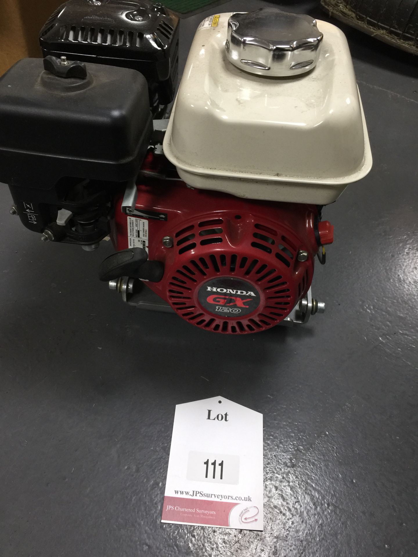 Honda GX120 3/4 Inch Shaft Petrol Engine - Bild 2 aus 2