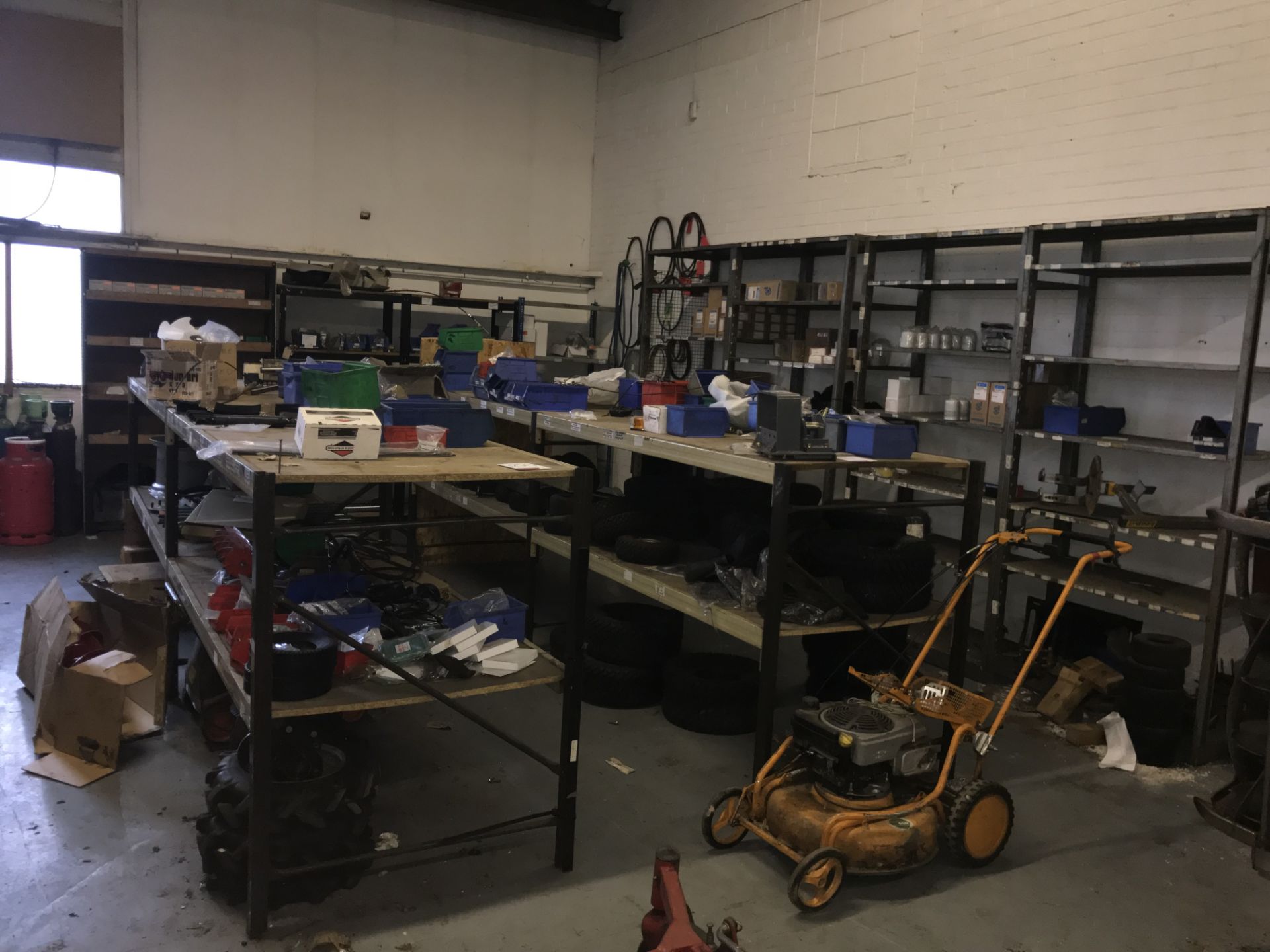Large Quantity of Spare Parts - New & Reused - Incl Racking - Please Pics