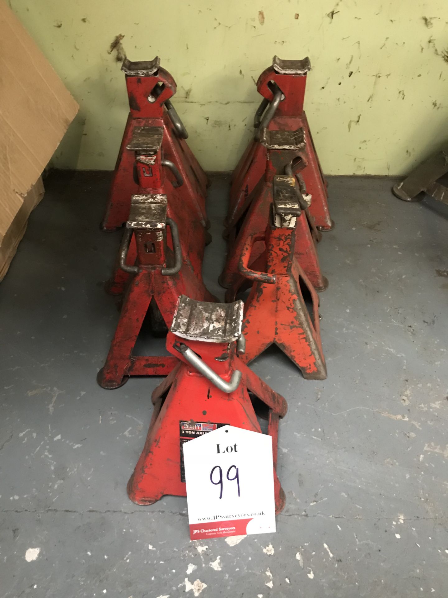 7 x Various Axle Stands