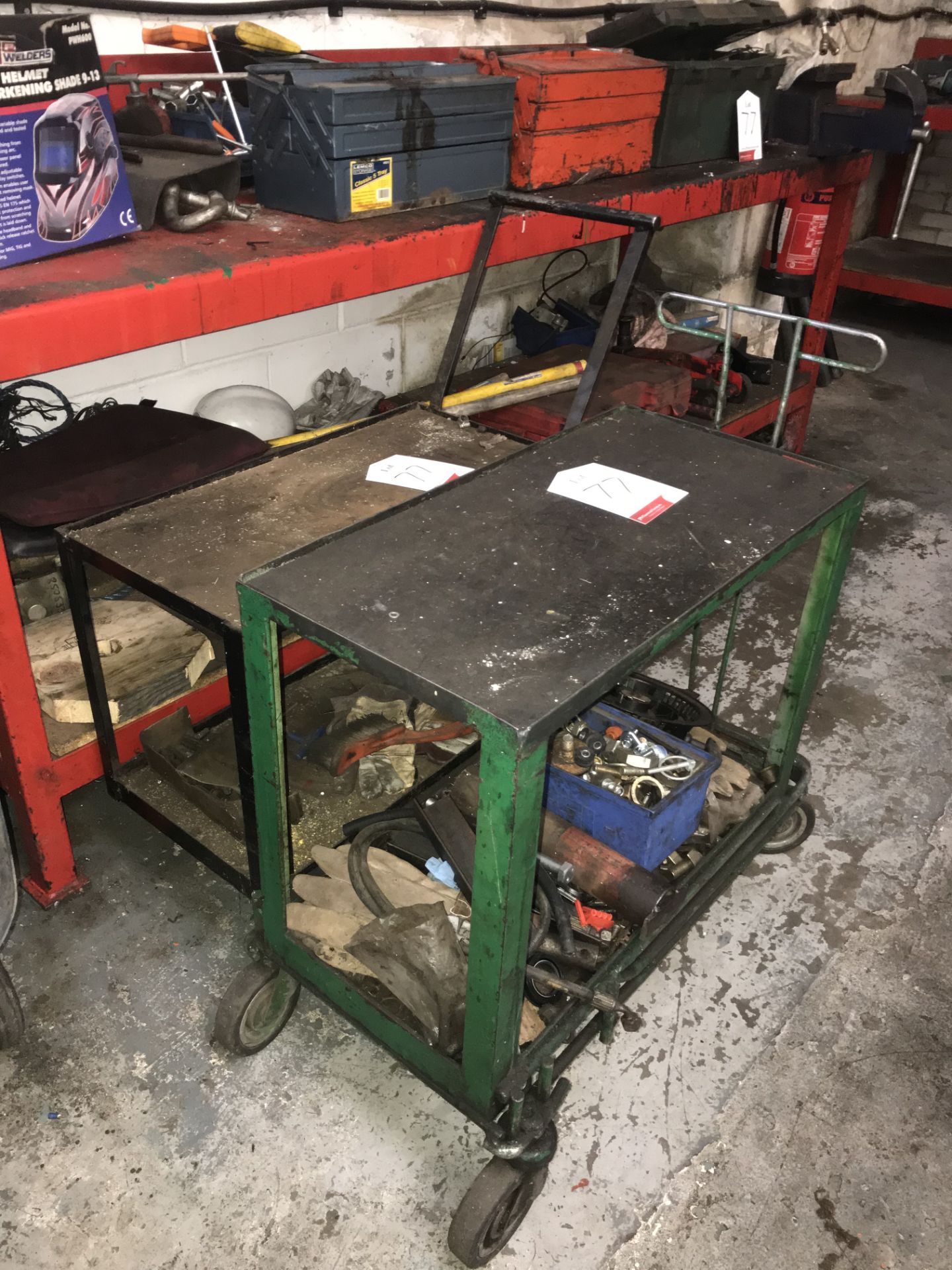 2.5m Metal Workbench w/ Qunatity of Various Tools & Fixings - Image 10 of 11