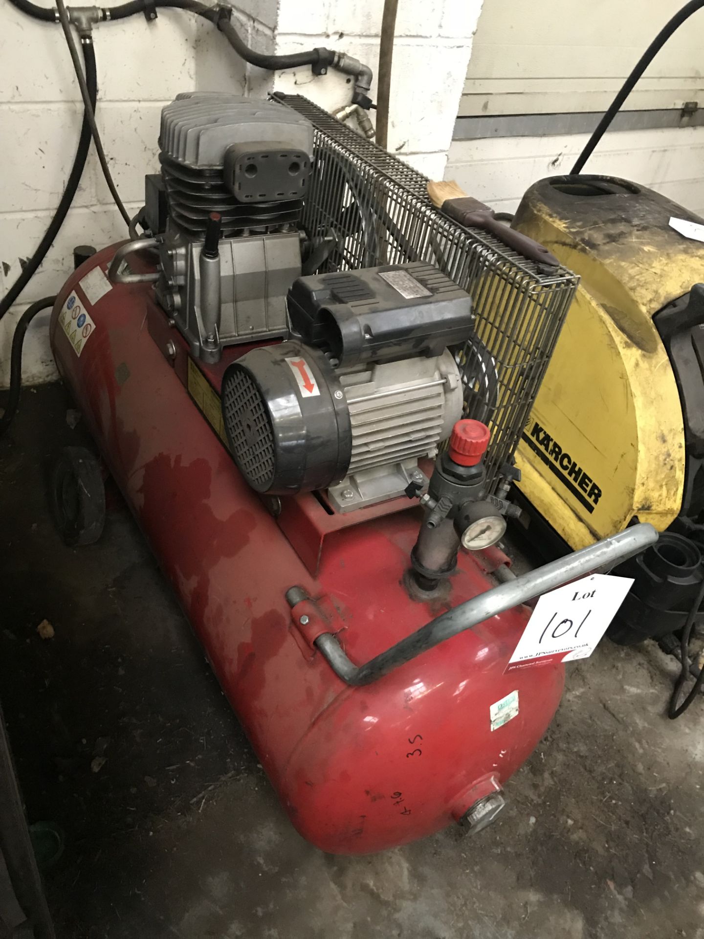 Belt Driven Air Compressor - Image 2 of 2