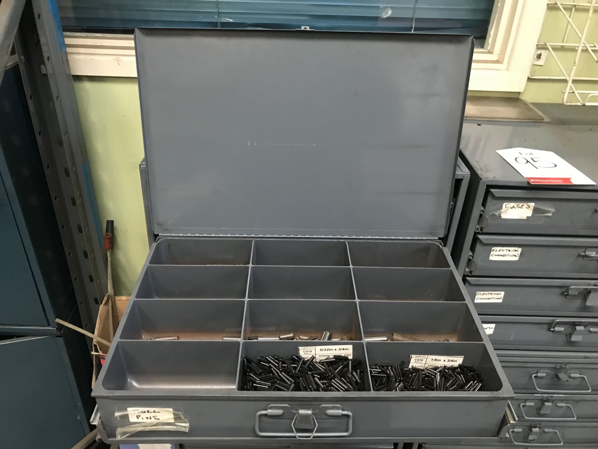 2 x 8 Drawer Workshop Storage Unit w/ Contents of Fixings - Image 2 of 2