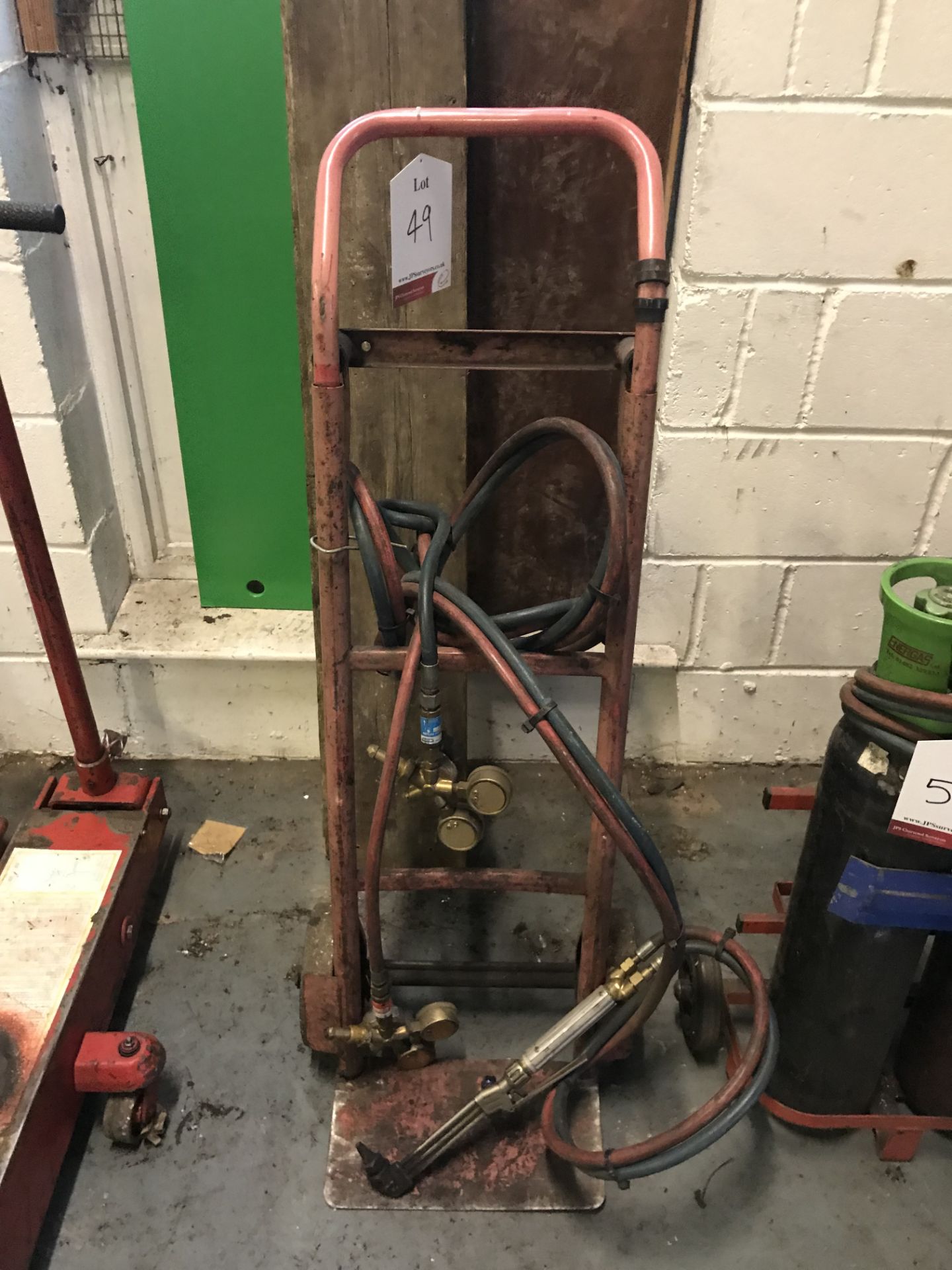 Bottle Trolley w/ Welding Torch