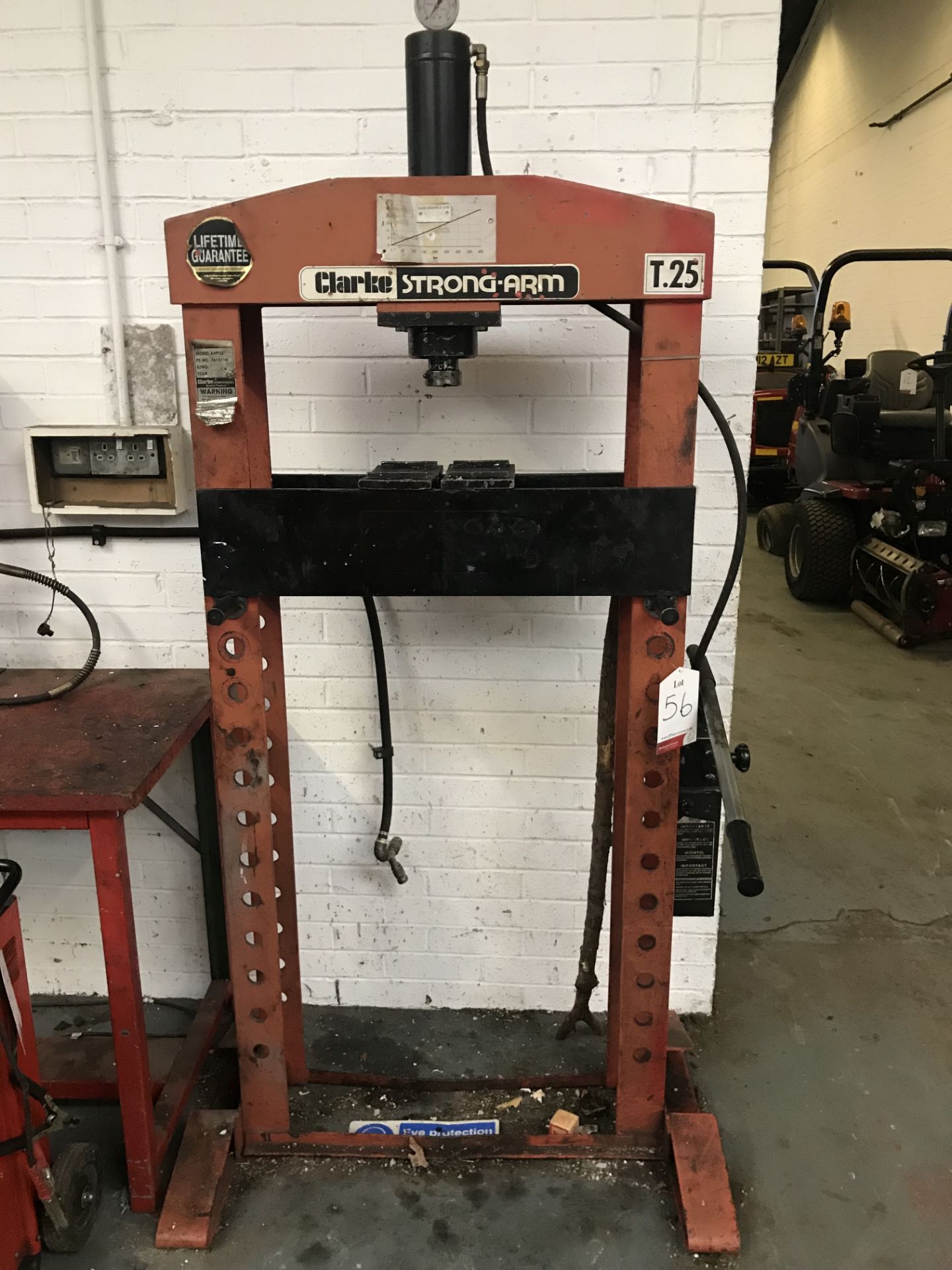 Clarke Strongarm 25T Workshop Floor Press