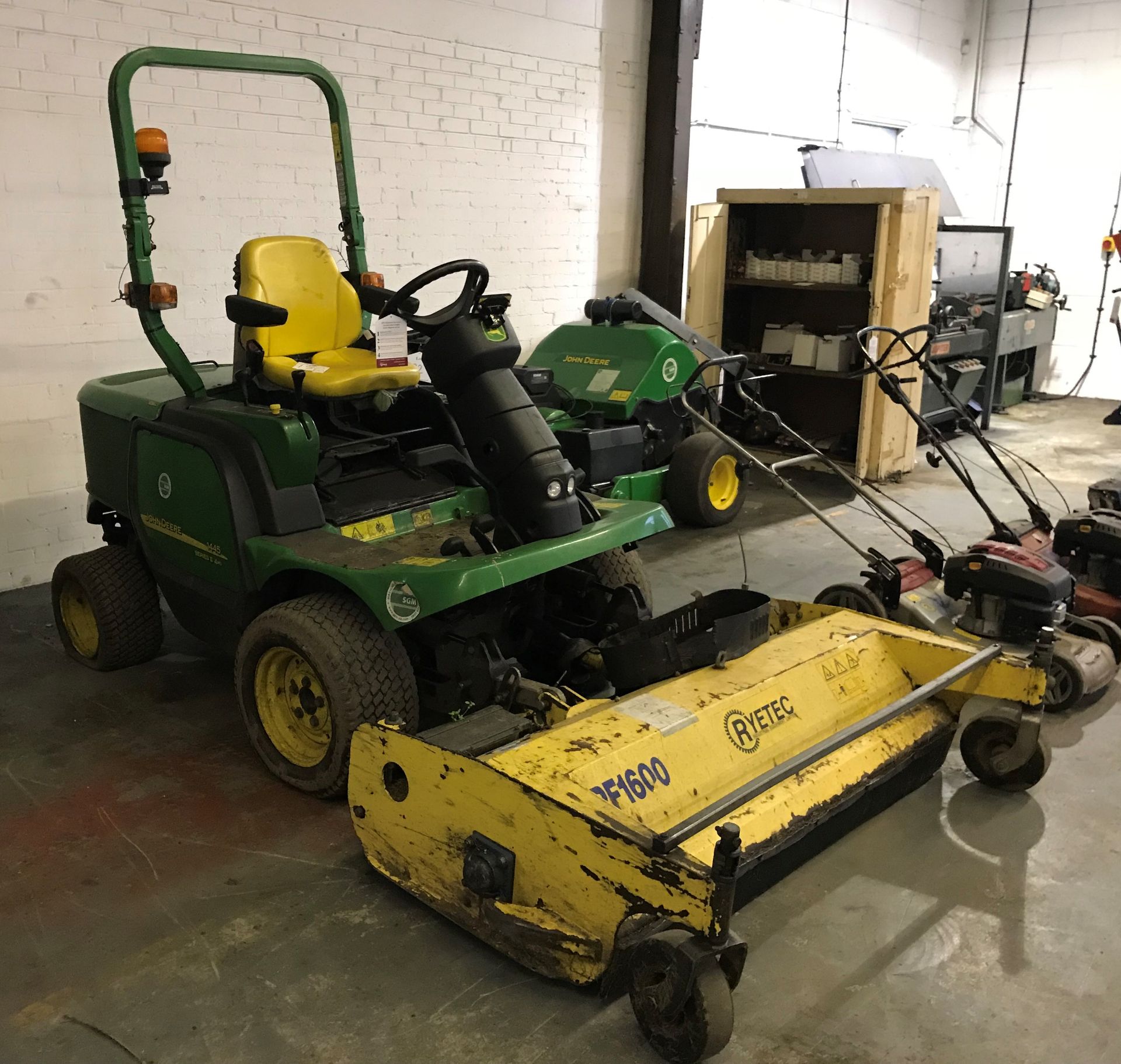 John Deere 4WD 1445 Series II Mower W/ Ryetec PF 1600 Flail Mower | 2012