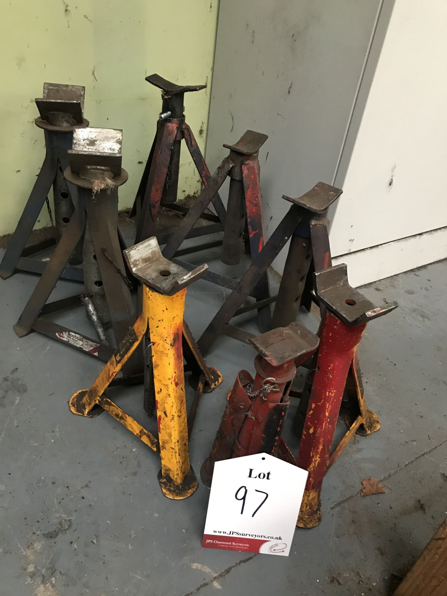 8 x Various Axle Stands