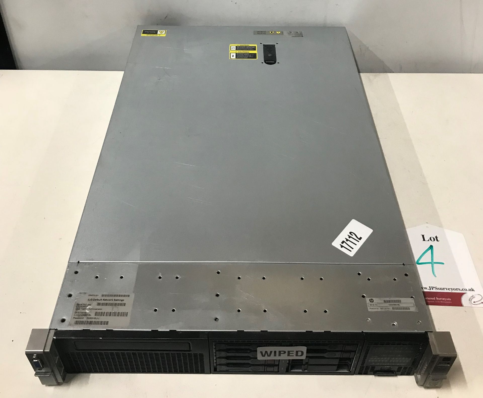 HP Proliant Server Unit with 6 x 450GB HDD