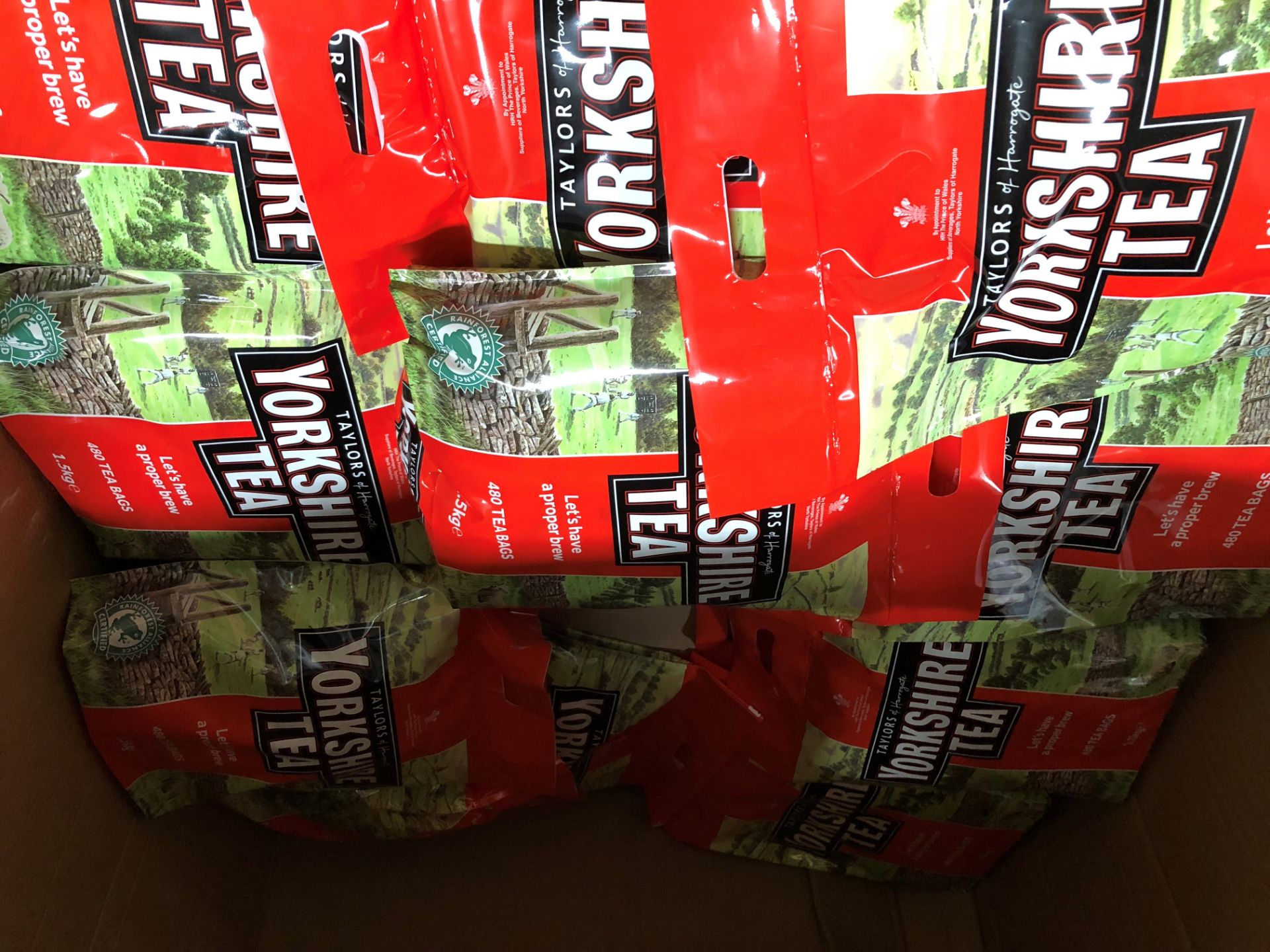 Pallet of Yorkshire Tea Bags Approx 55,000 Tea Bags - Image 2 of 2