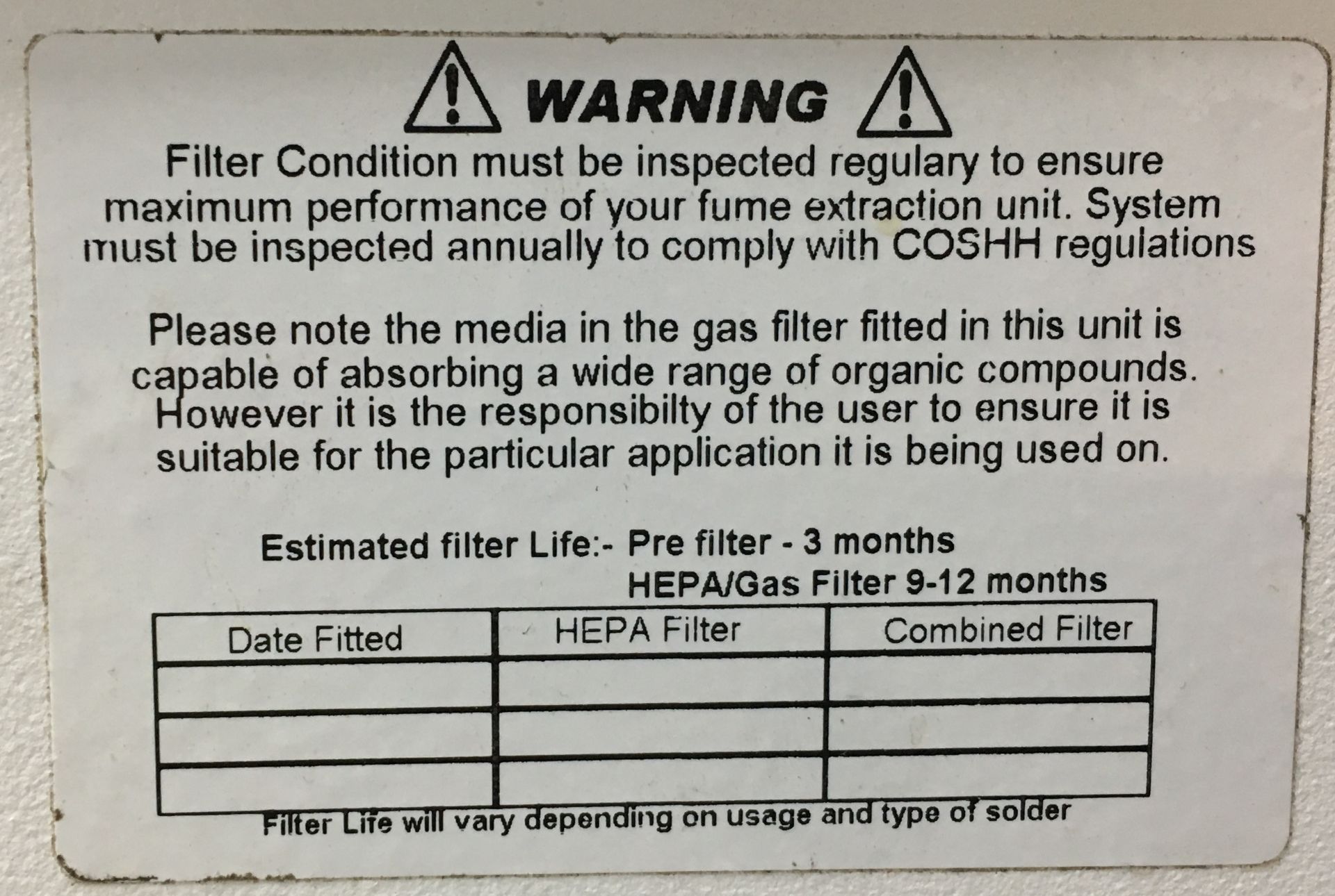 Bofa System V250 Electronic Fume Extractor - Image 4 of 4