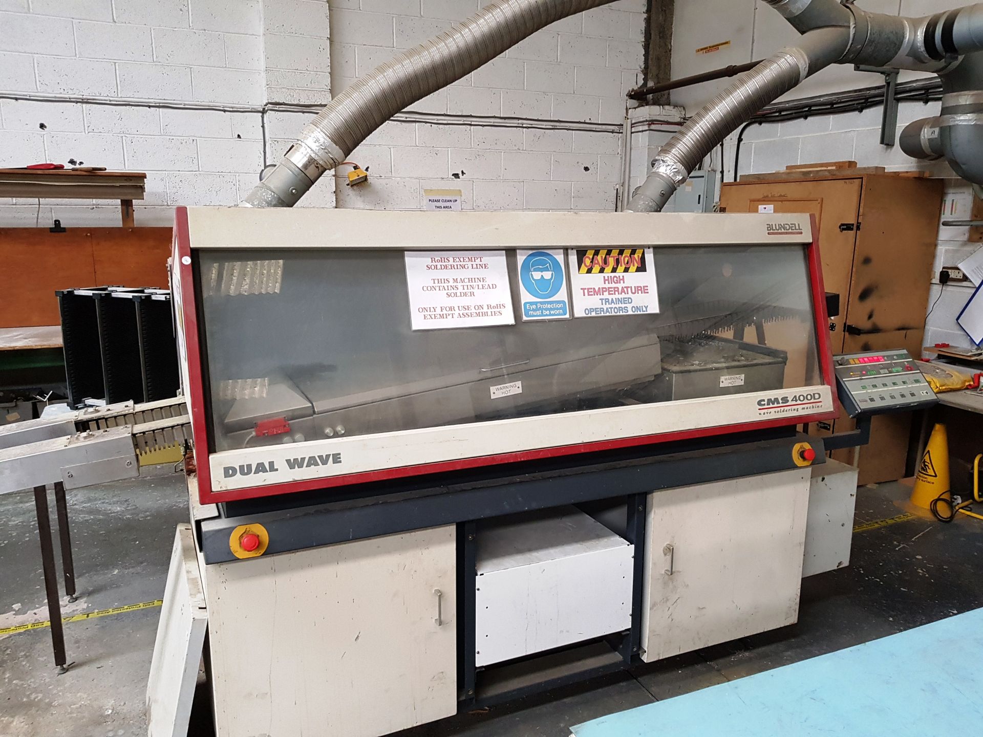 Blundell CMS400 Wave Solder Machine | YOM: 2004 (ITEM LOCATED IN BLACKPOOL)