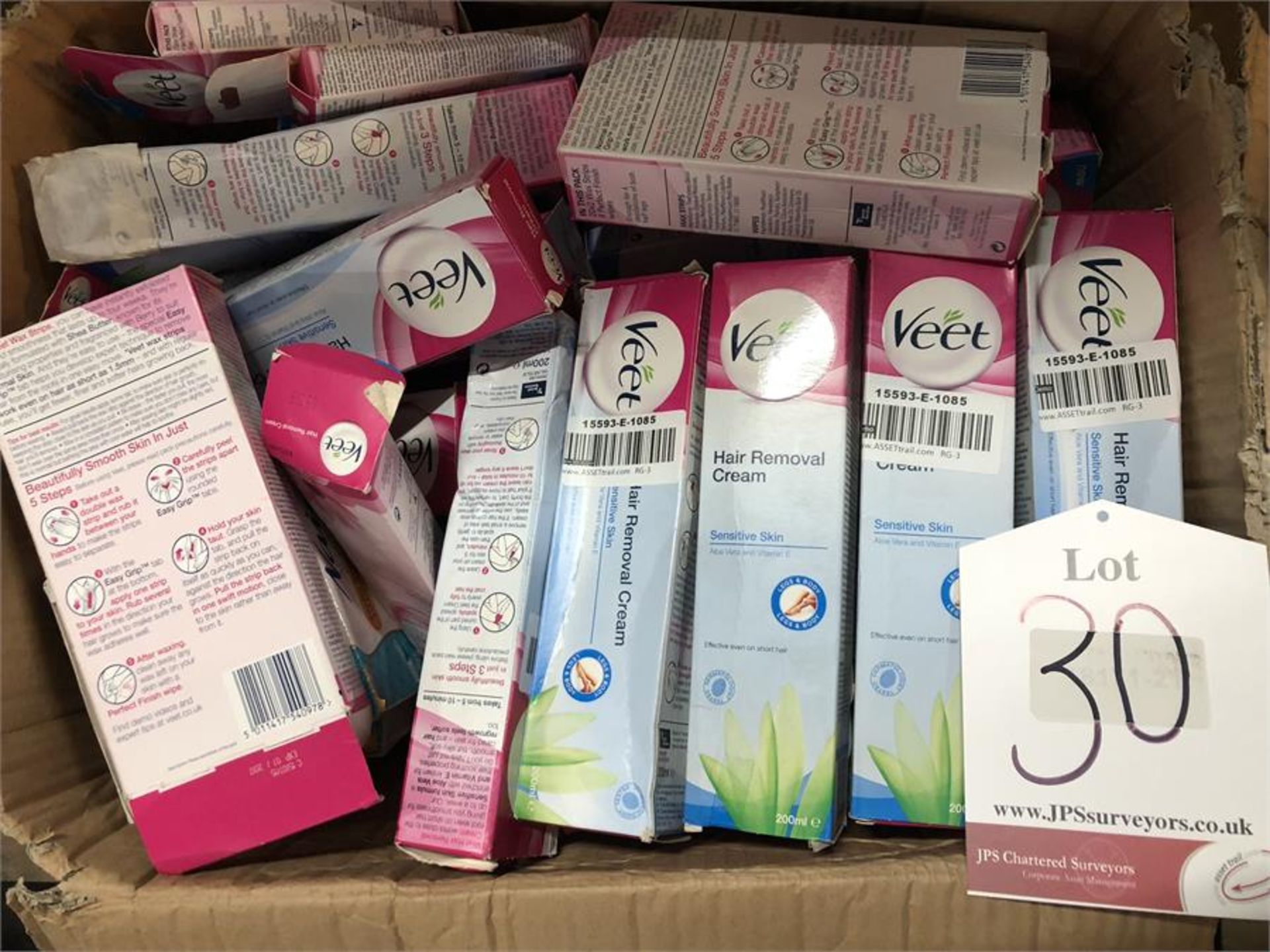 190 x Hair Removal Products/Women's Hygiene Products RRP £680 Retail Store Returns