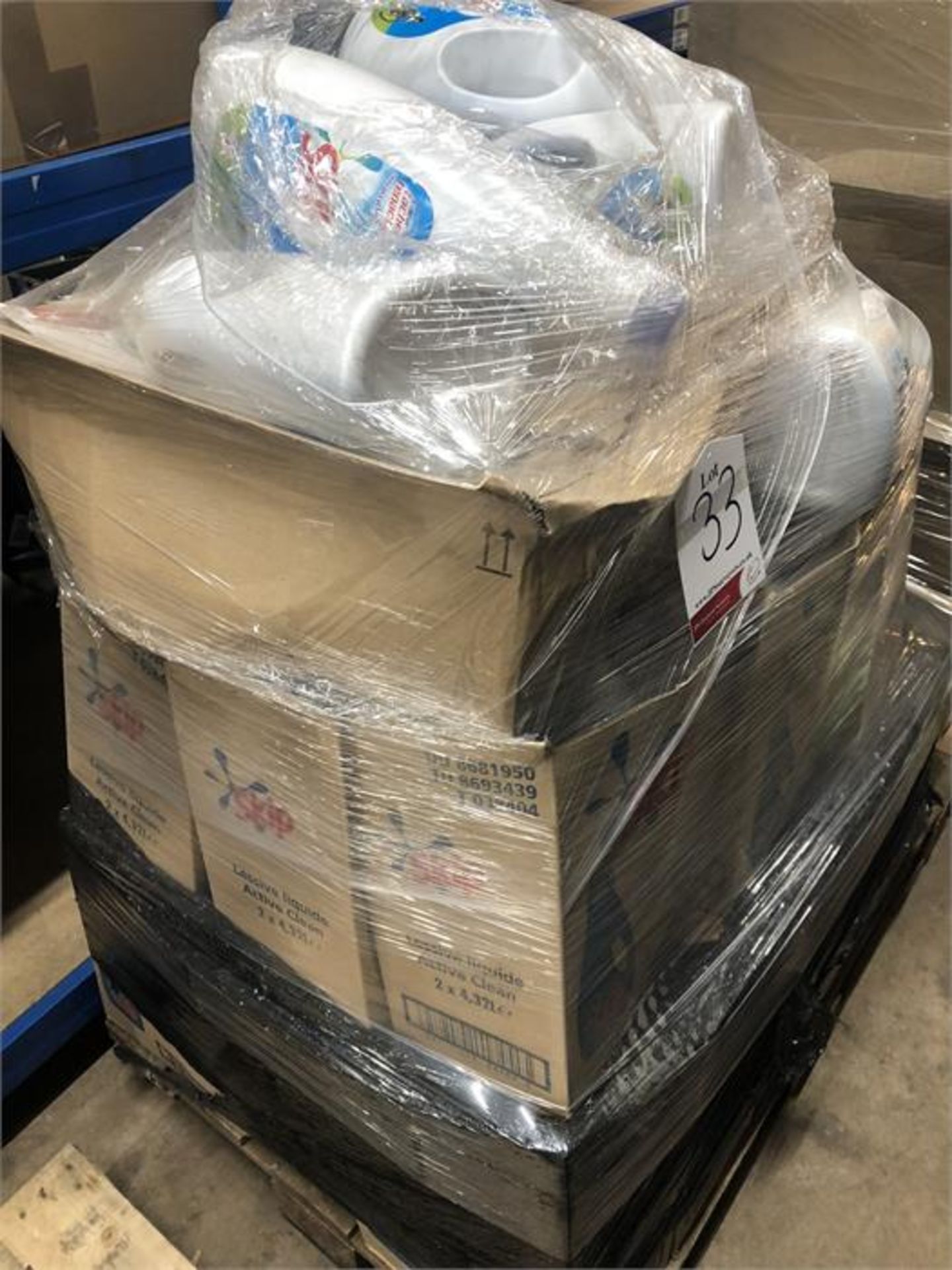 Pallet of Skip Washing Detergent