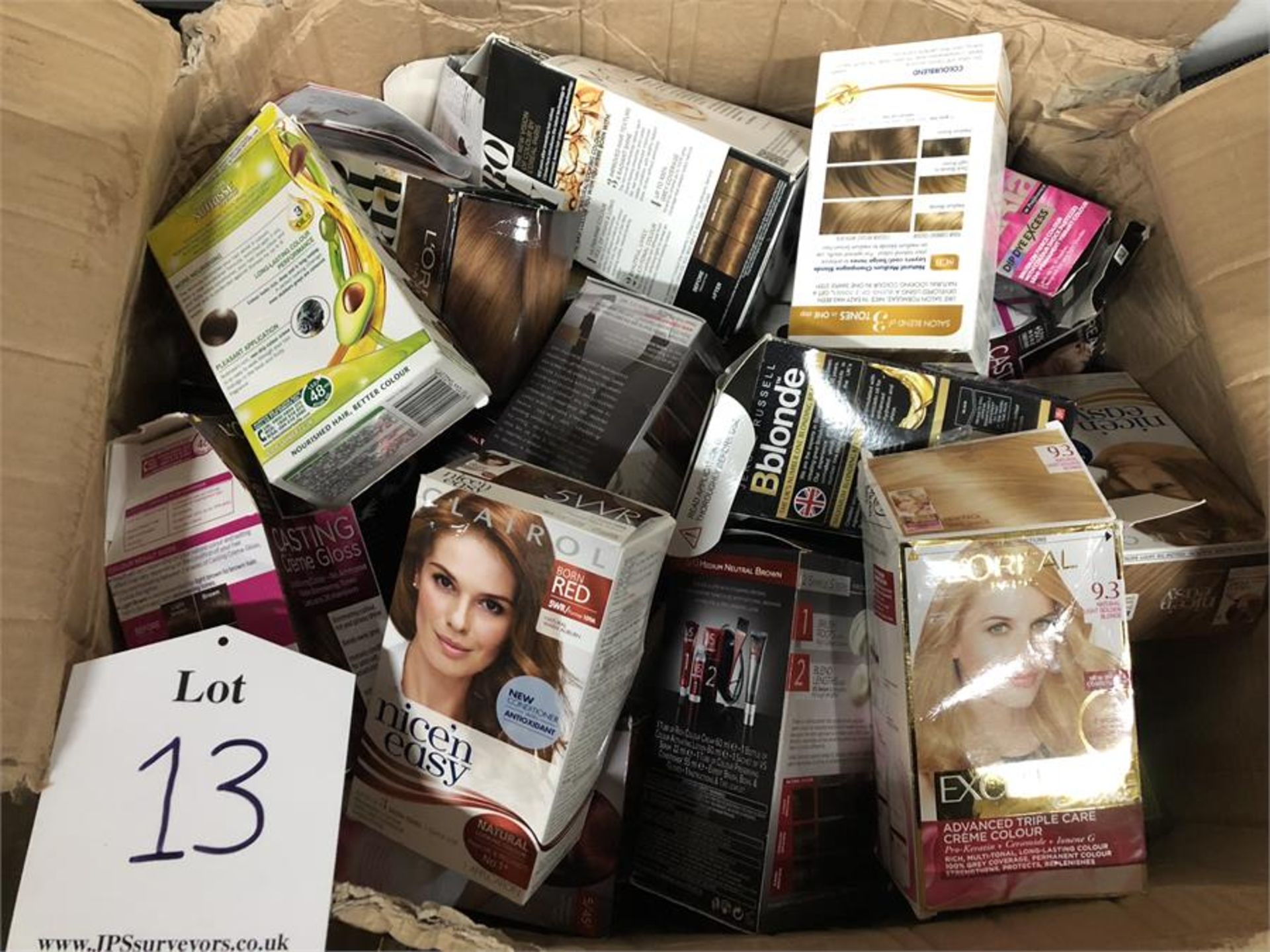 110 x Hair Dye Products RRP £630 Retail Store Returns