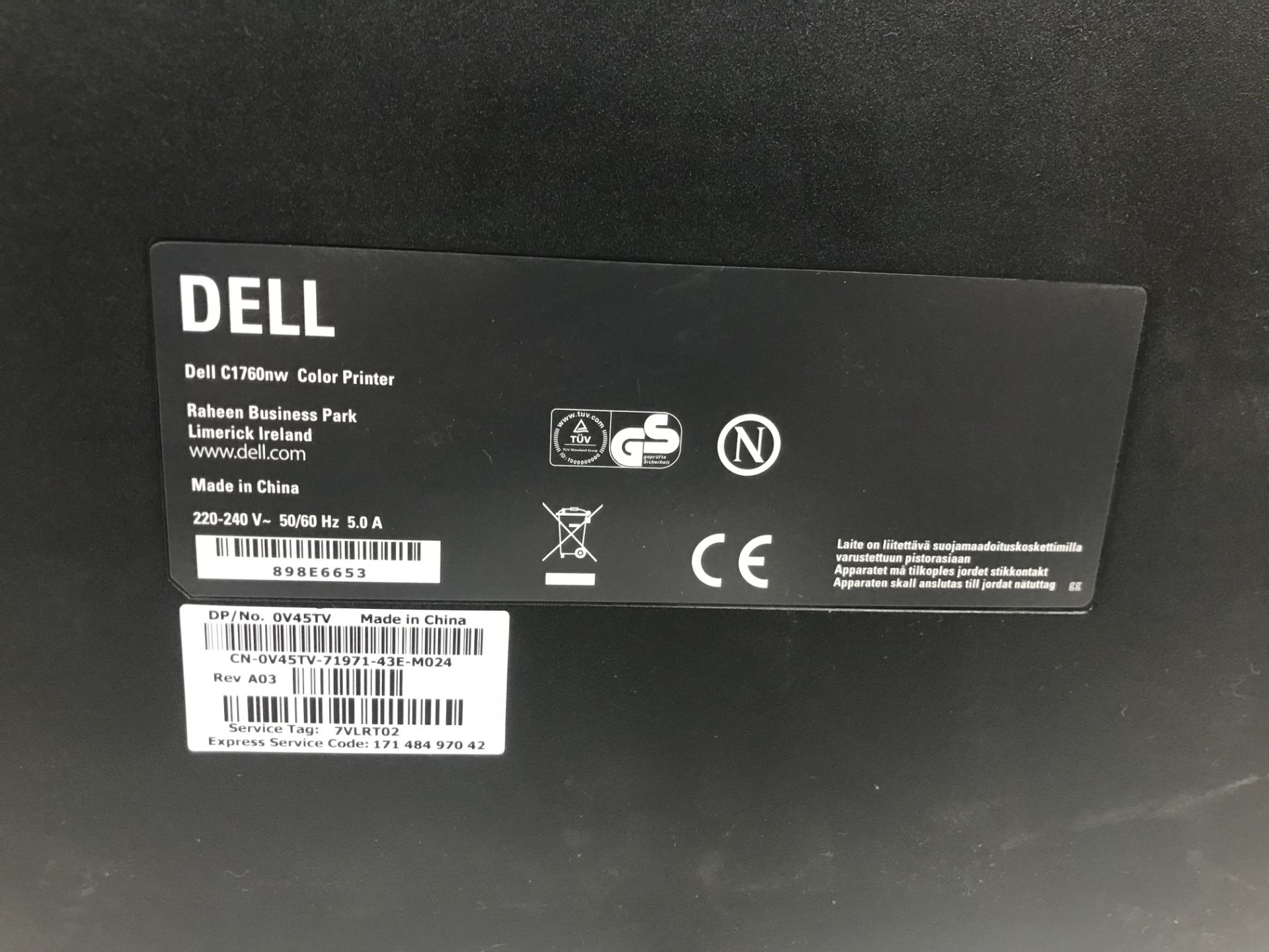 Dell Colour Printer - Image 4 of 4