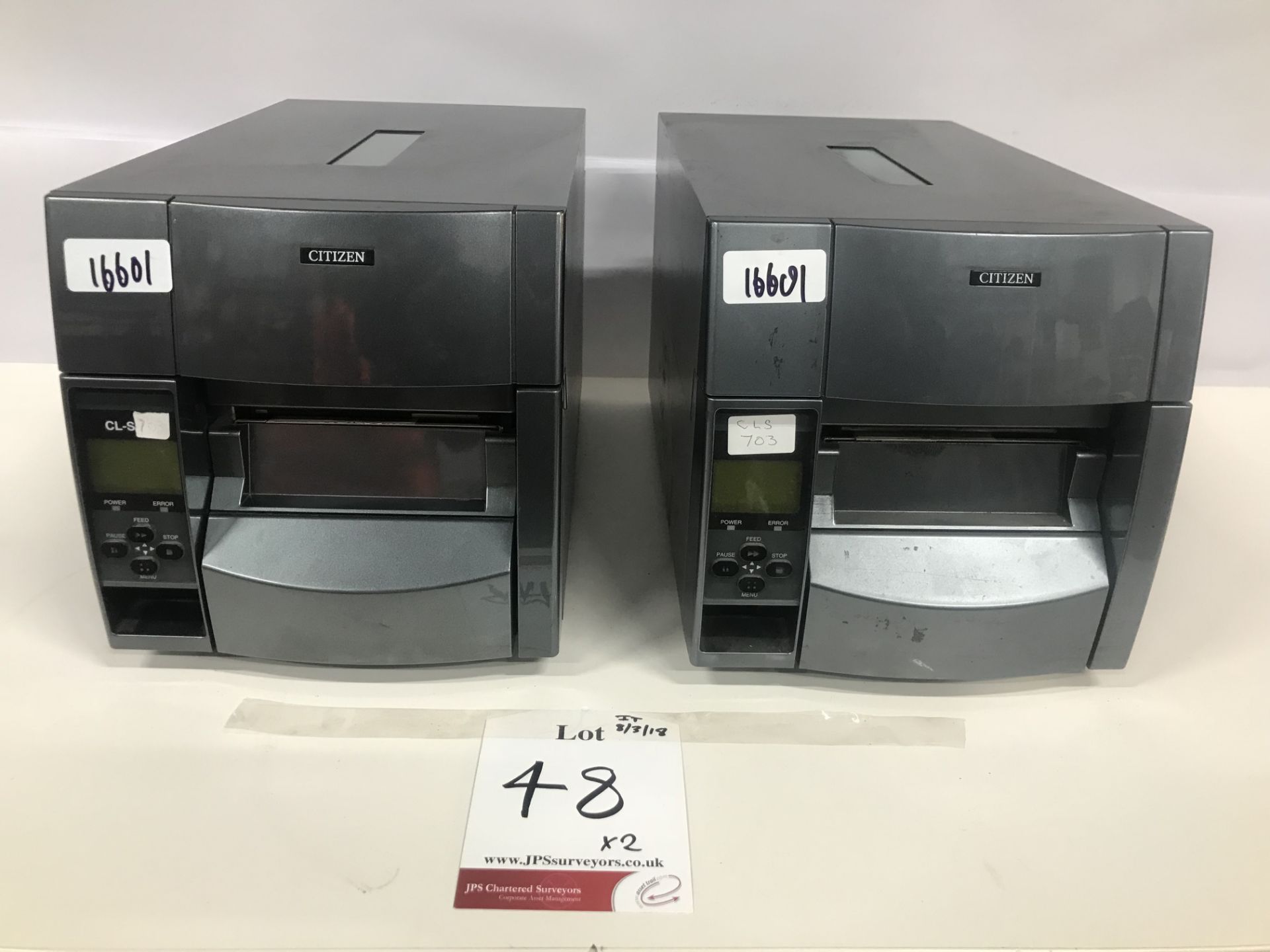 2 x Citizen Label Printers