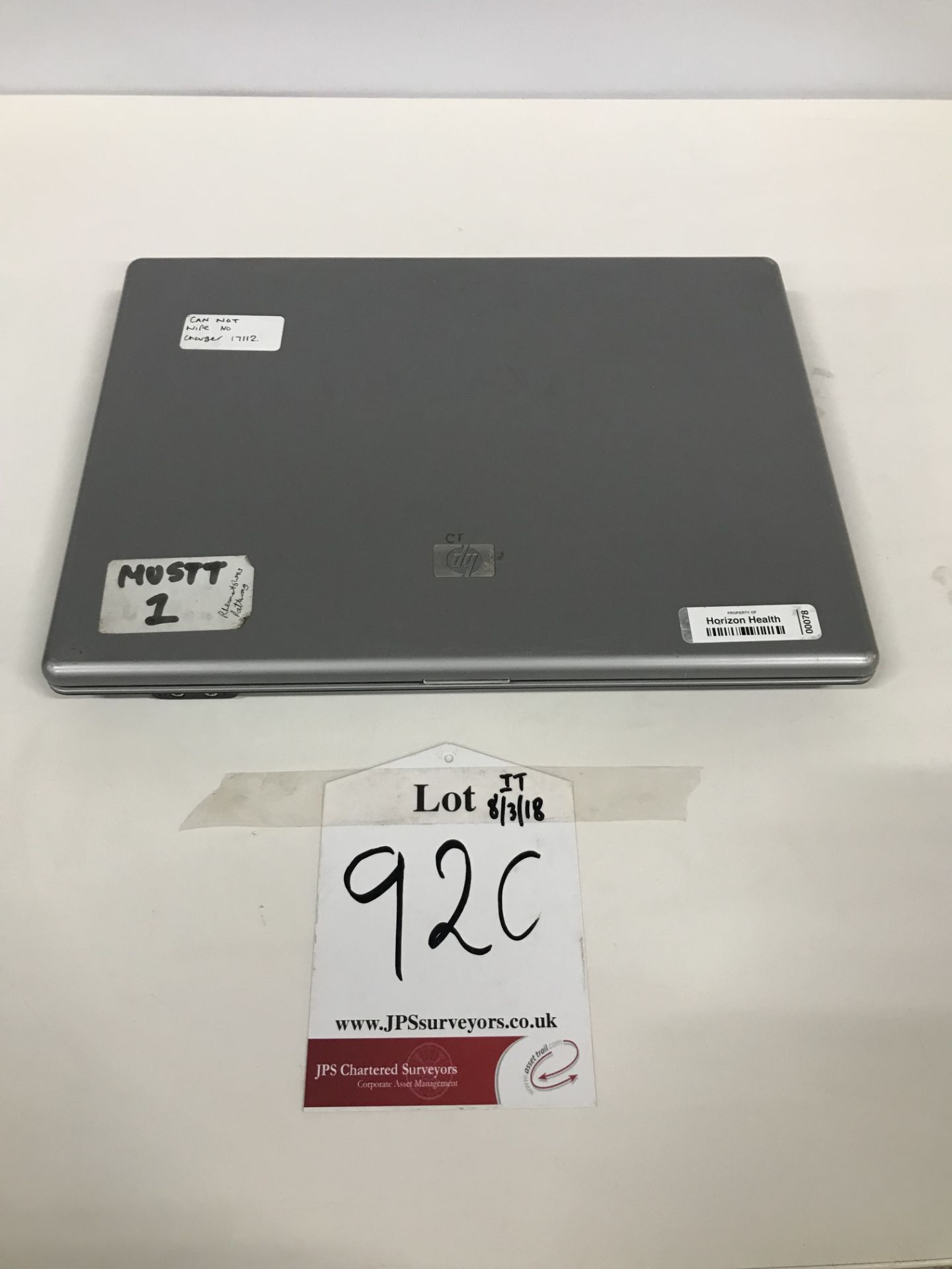 HP Compaq Intel Centrino Duo Laptop (No charger)