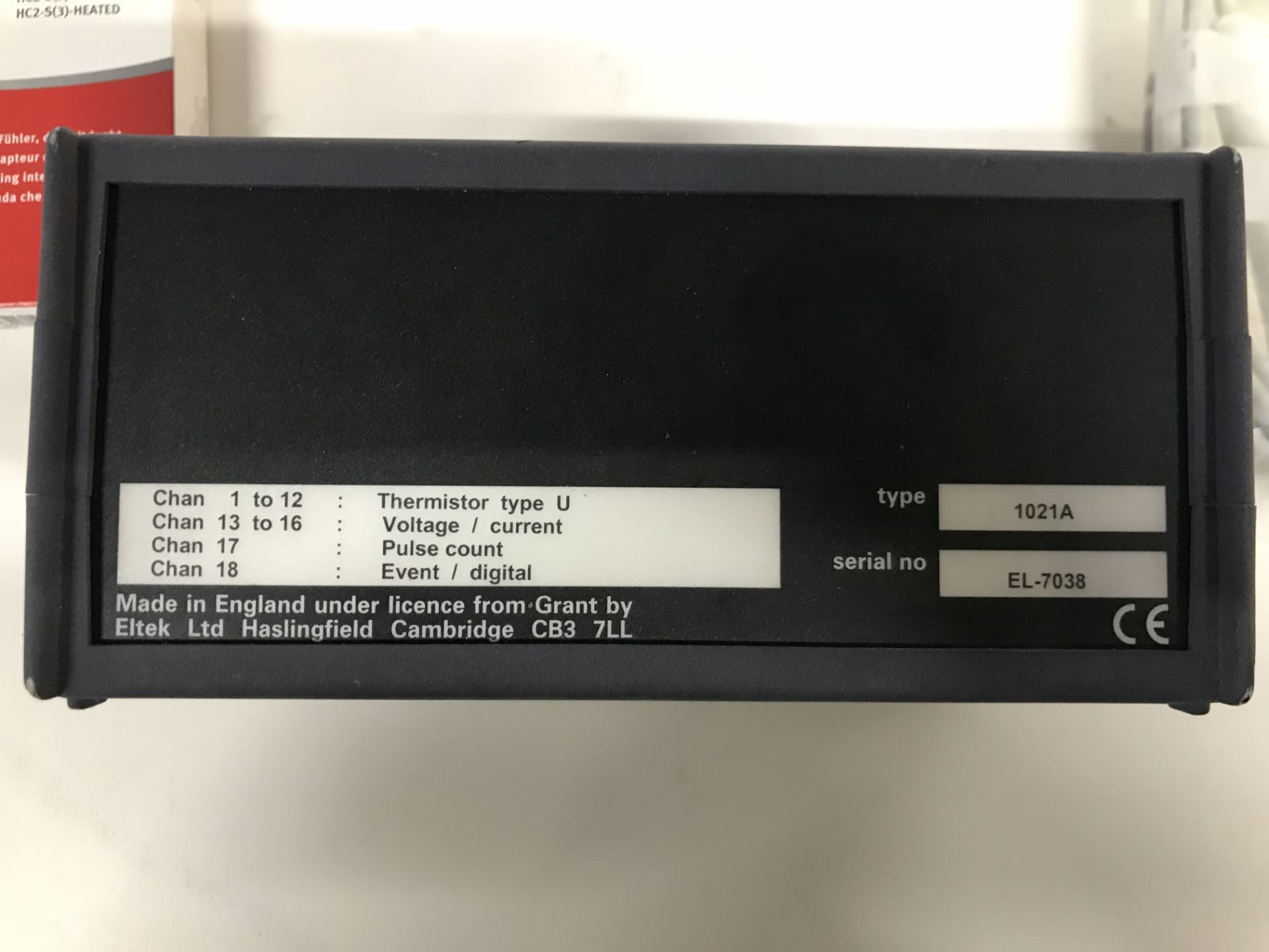 Eltek 1000 Series Squirral Datalogger/Meterlogger - Image 3 of 3