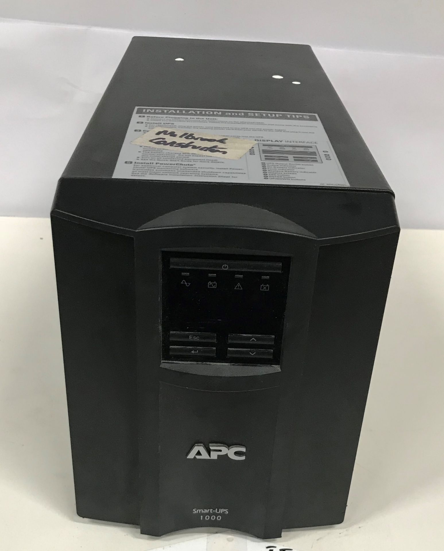 APC Smart Back UPS System